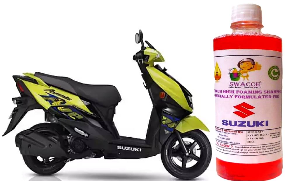 High Foaming Bike Shampoo Formulated For Suzuki Avenis 125 I Thick Foam with Wax Coat I Non-Toxic Formula I Ph Balanced I Super Saver Pack I Premium Wax Formulation I Glossy & Shine I 500ml High Foaming Bike Shampoo Formulated For Suzuki Avenis 125 I Thick Foam with Wax Coat I Non-Toxic Formula I Ph Balanced I Super Saver Pack I Premium Wax Formulation I Glossy & Shine I 500ml
