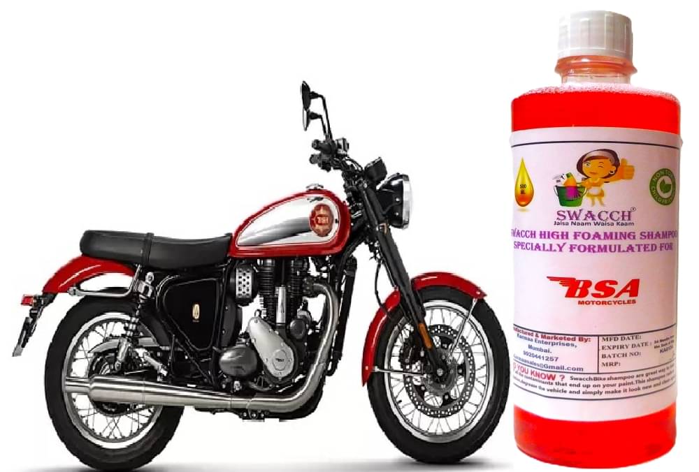     			High Foaming Bike Shampoo Formulated For BSA Gold Star 650 , Thick Foam with Wax Coat I Non-Toxic Formula I Super Saver Pack I Premium Wax Formulation I Glossy & Shine I 500ml
