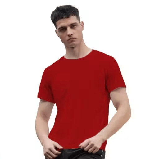 INFIRAX Men Cotton Regular Fit Solid T-Shirt ( Maroon ) INFIRAX Men Cotton Regular Fit Solid T-Shirt ( Maroon )