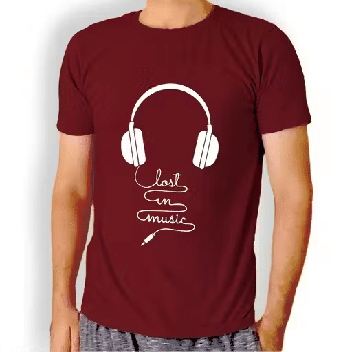 INFIRAX Men Cotton Regular Fit Printed T-Shirt ( Maroon ) INFIRAX Men Cotton Regular Fit Printed T-Shirt ( Maroon )