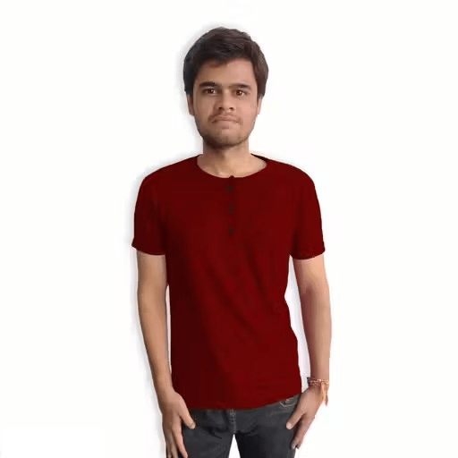 INFIRAX Men Cotton Regular Fit Solid T-Shirt ( Maroon ) INFIRAX Men Cotton Regular Fit Solid T-Shirt ( Maroon )