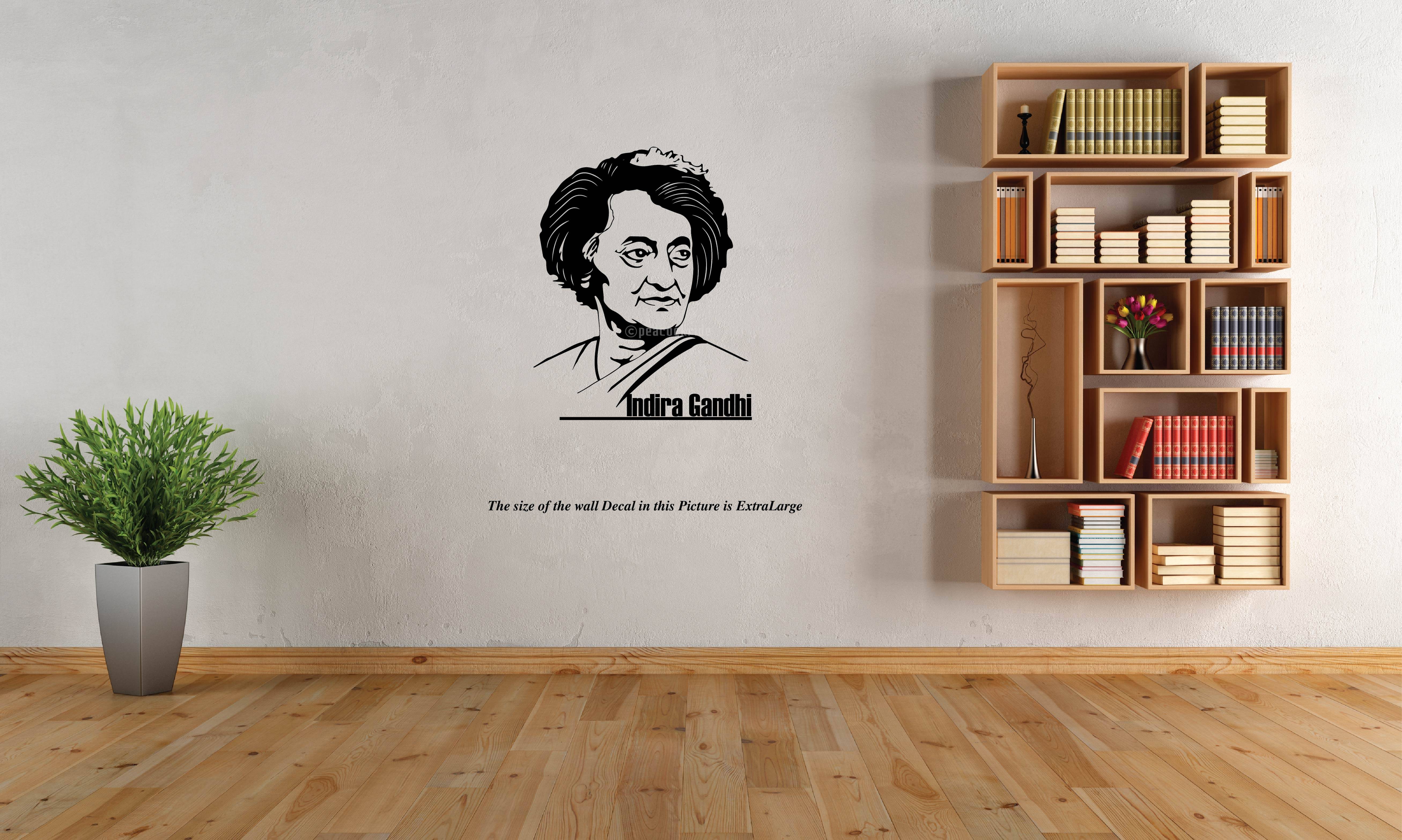     			Indira Gandhi I Congress I Political I Wall Decal