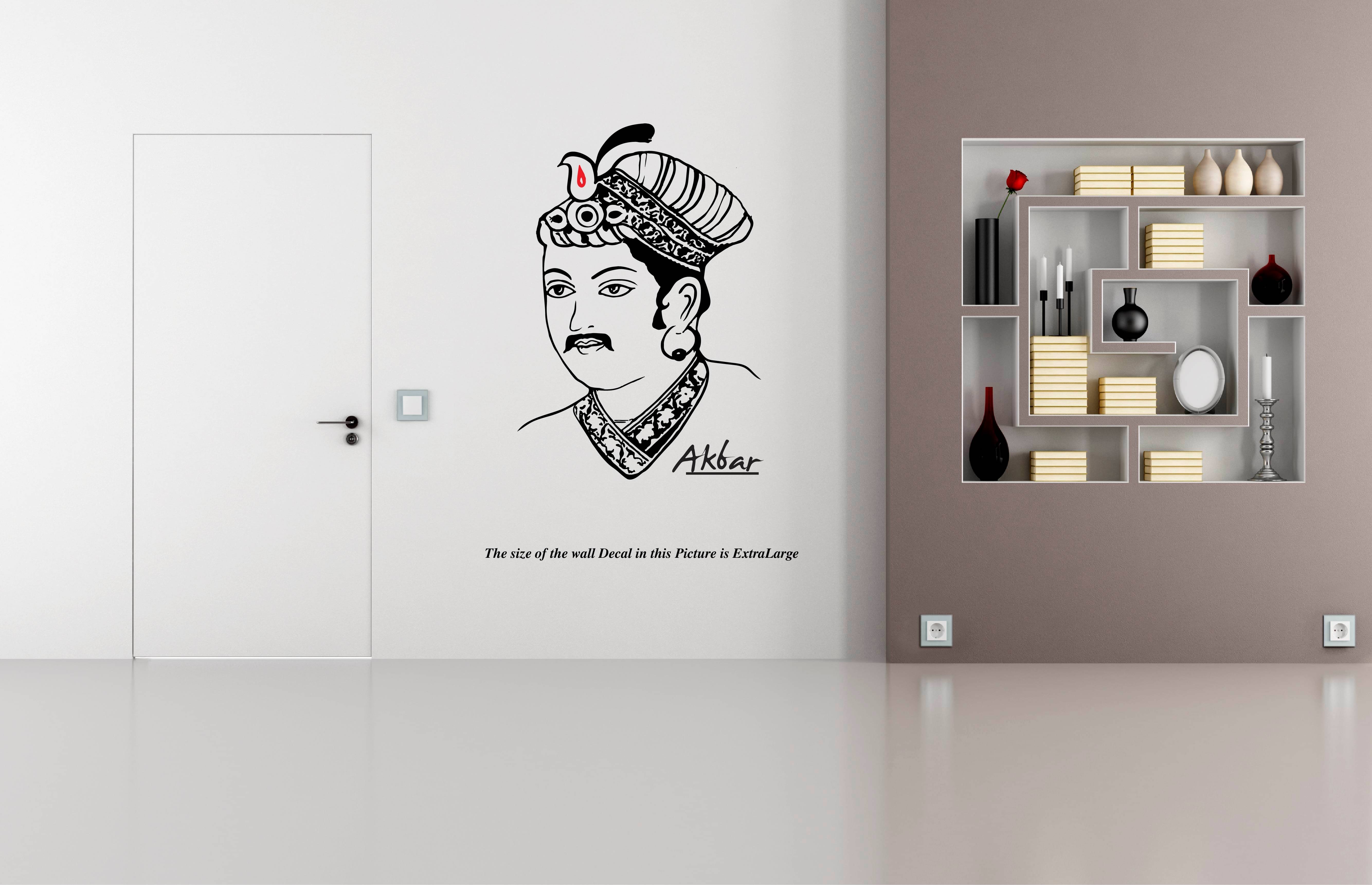     			Jalal-ud-din Muhammad Akbar I Mughal Emperor I Wall Decal