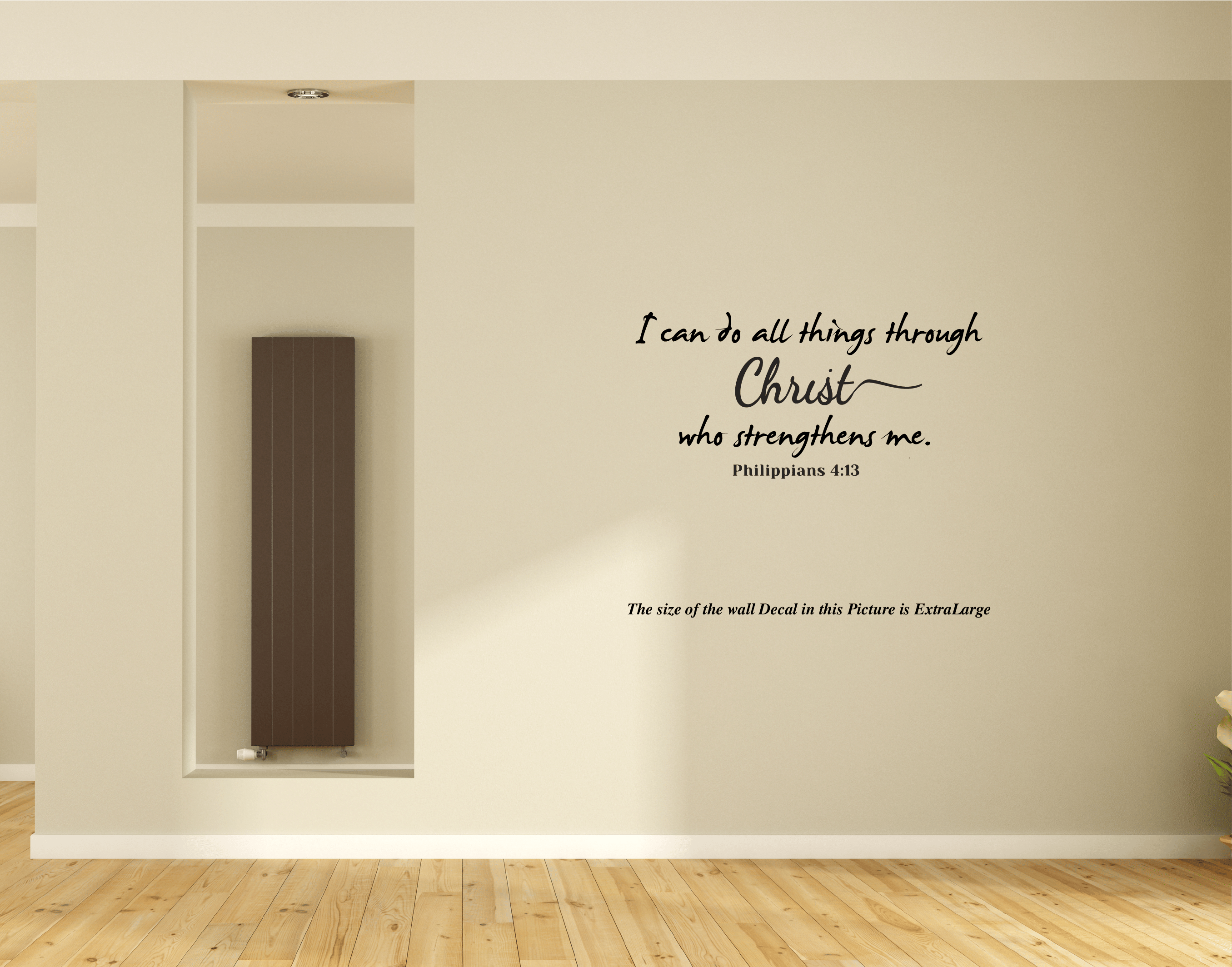     			Jesus Christ I I Can do All I Philippians 4:13 I Jesus I Jesus l Bible Quote I Wall Decal