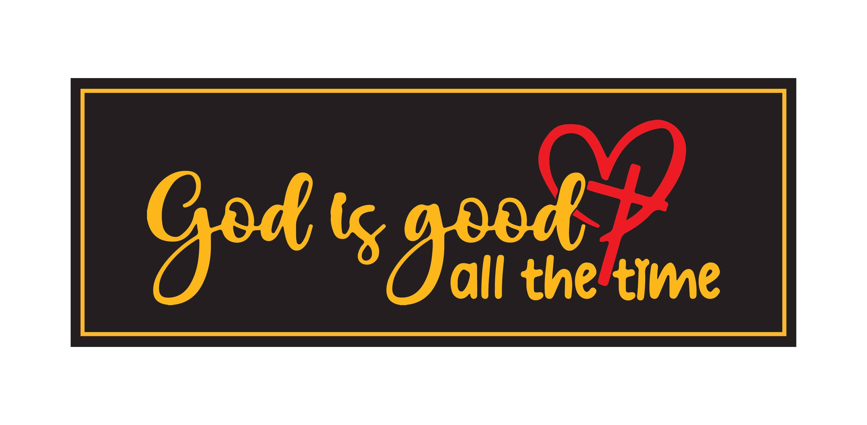     			PEACOCKRIDE Jesus I God is Good I Jesus Christ I Bible Quote Wall Stickers