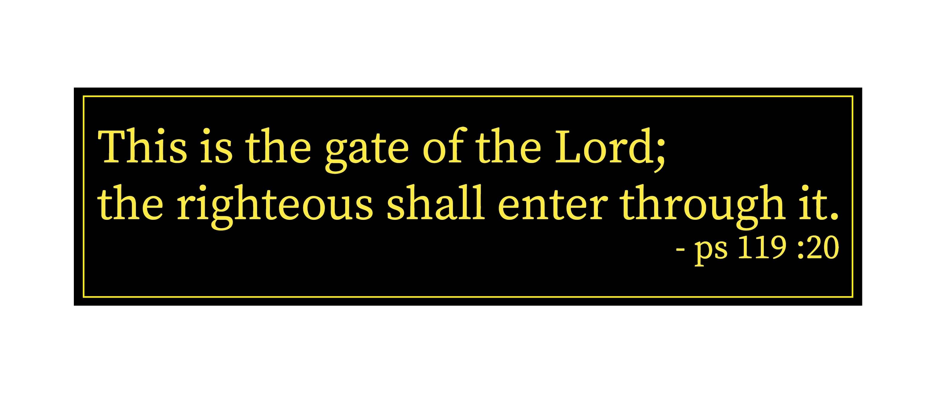    			PEACOCKRIDE Jesus I This is the Gate I Jesus Christ I Bible Quote Wall Stickers