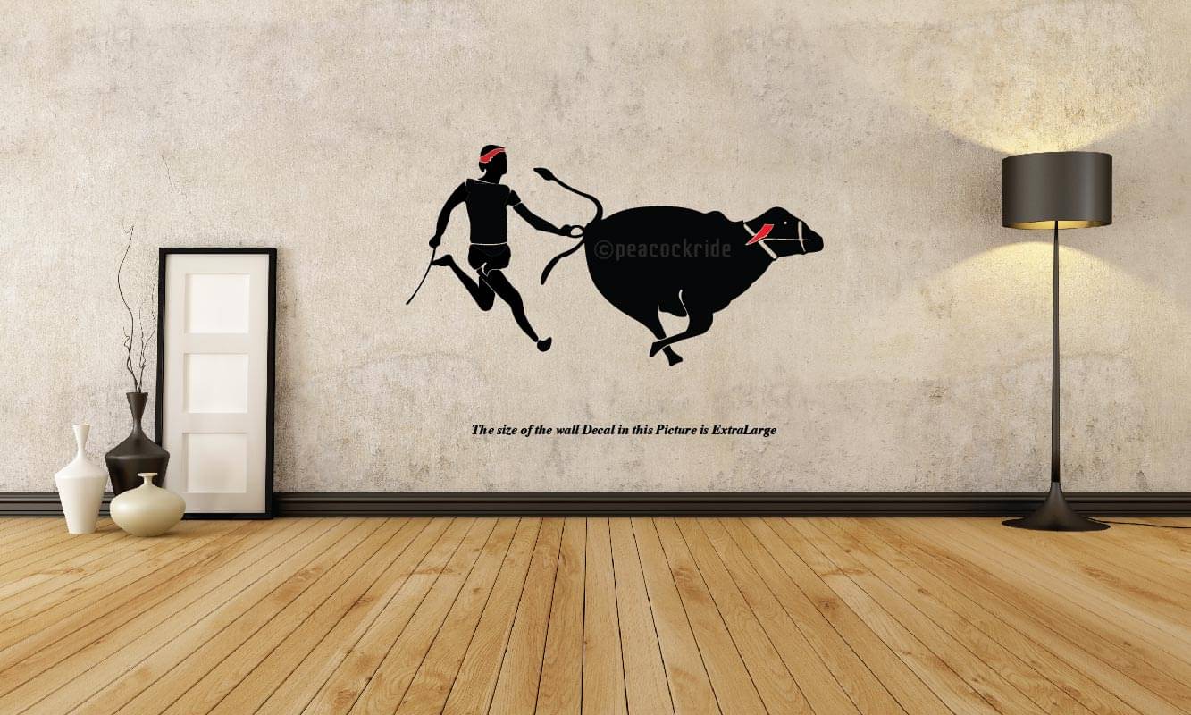     			Kambala I Tulu I Karnataka Wall Decal