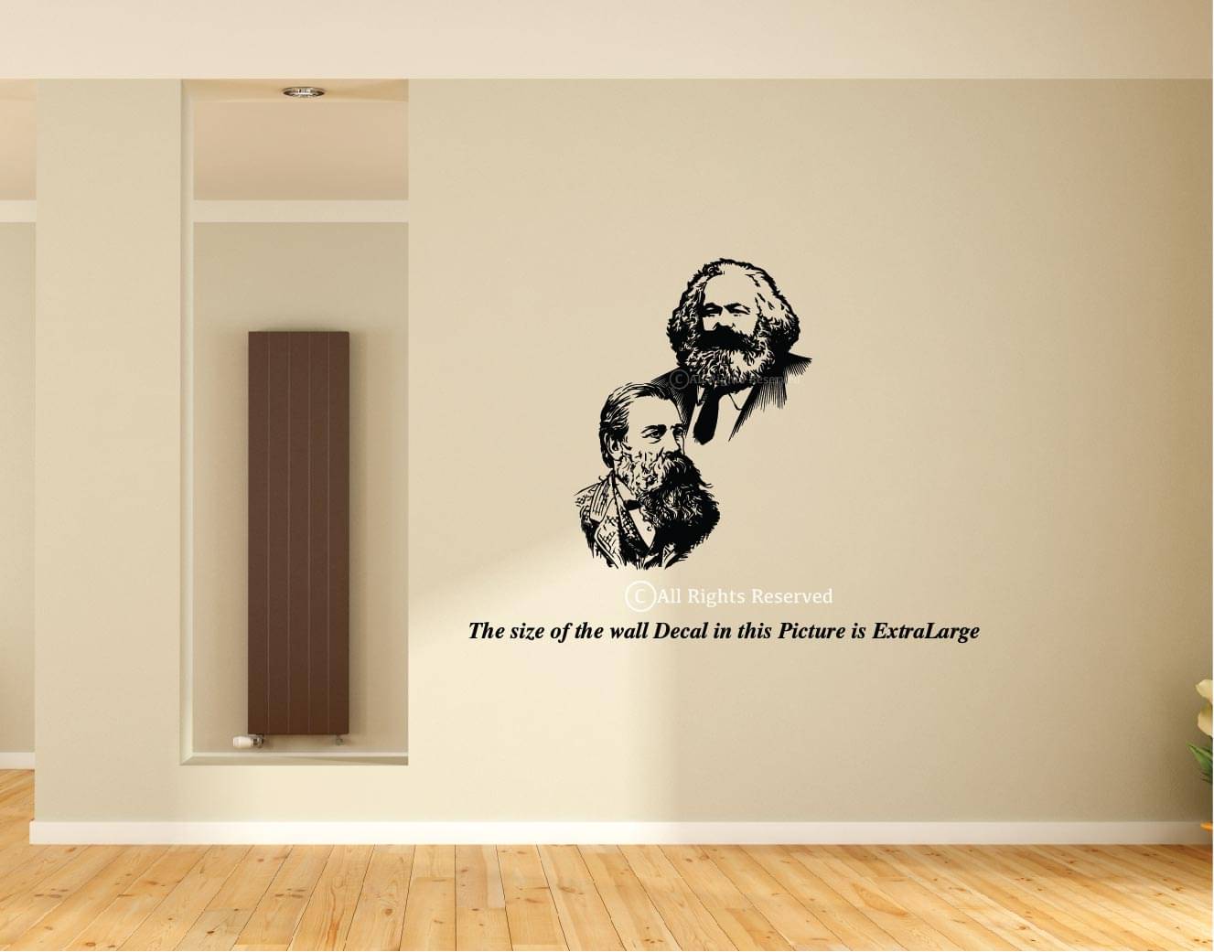     			Karl Marx I Friedrich Engels Wall Decal