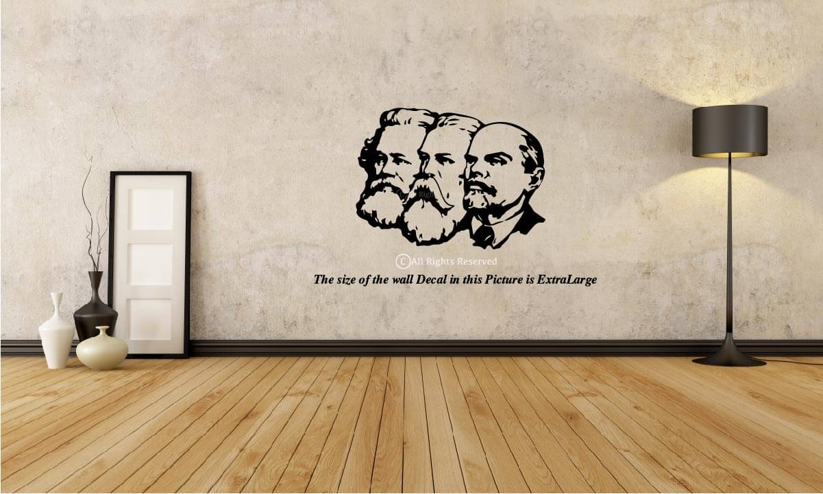     			Karl Marx I Friedrich Engels I Vladimir Lenin`s Wall Decal