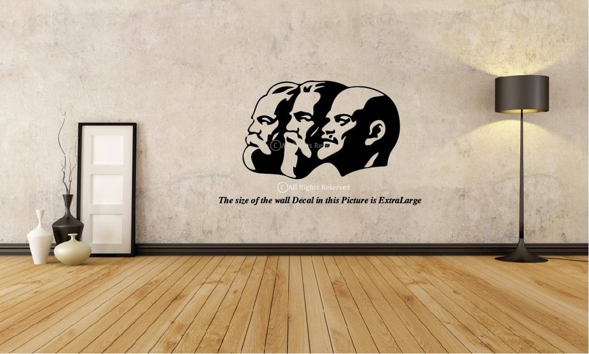     			Karl Marx I Friedrich Engels I Vladimir Lenin`s Wall Decal