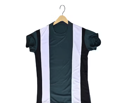 Kashi Enterprises Men Cotton Blend Regular Fit Striped T-Shirt ( Multicolor ) Kashi Enterprises Men Cotton Blend Regular Fit Striped T-Shirt ( Multicolor )