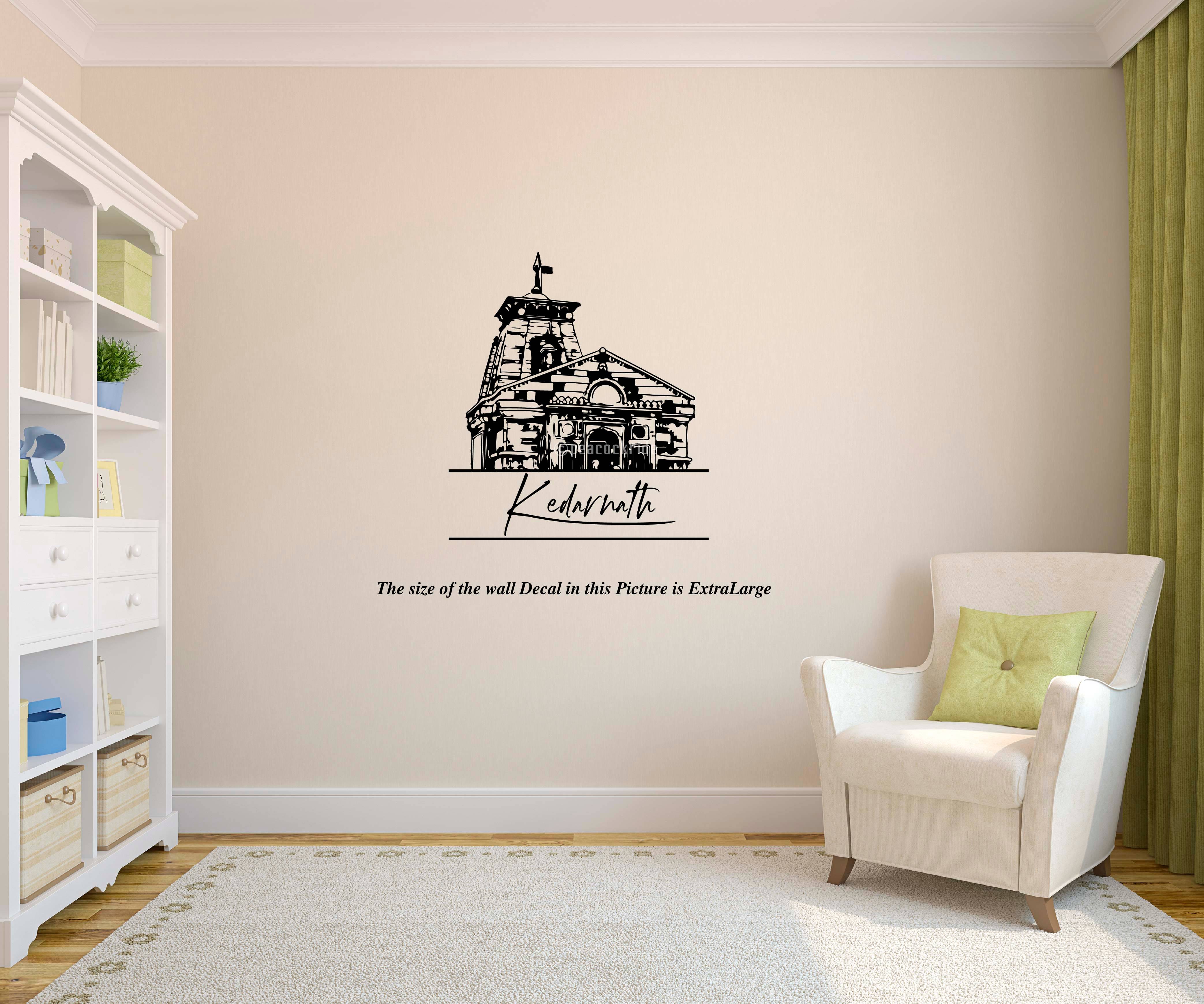     			Kedarnath Temple I Kedarnath Wall Decal