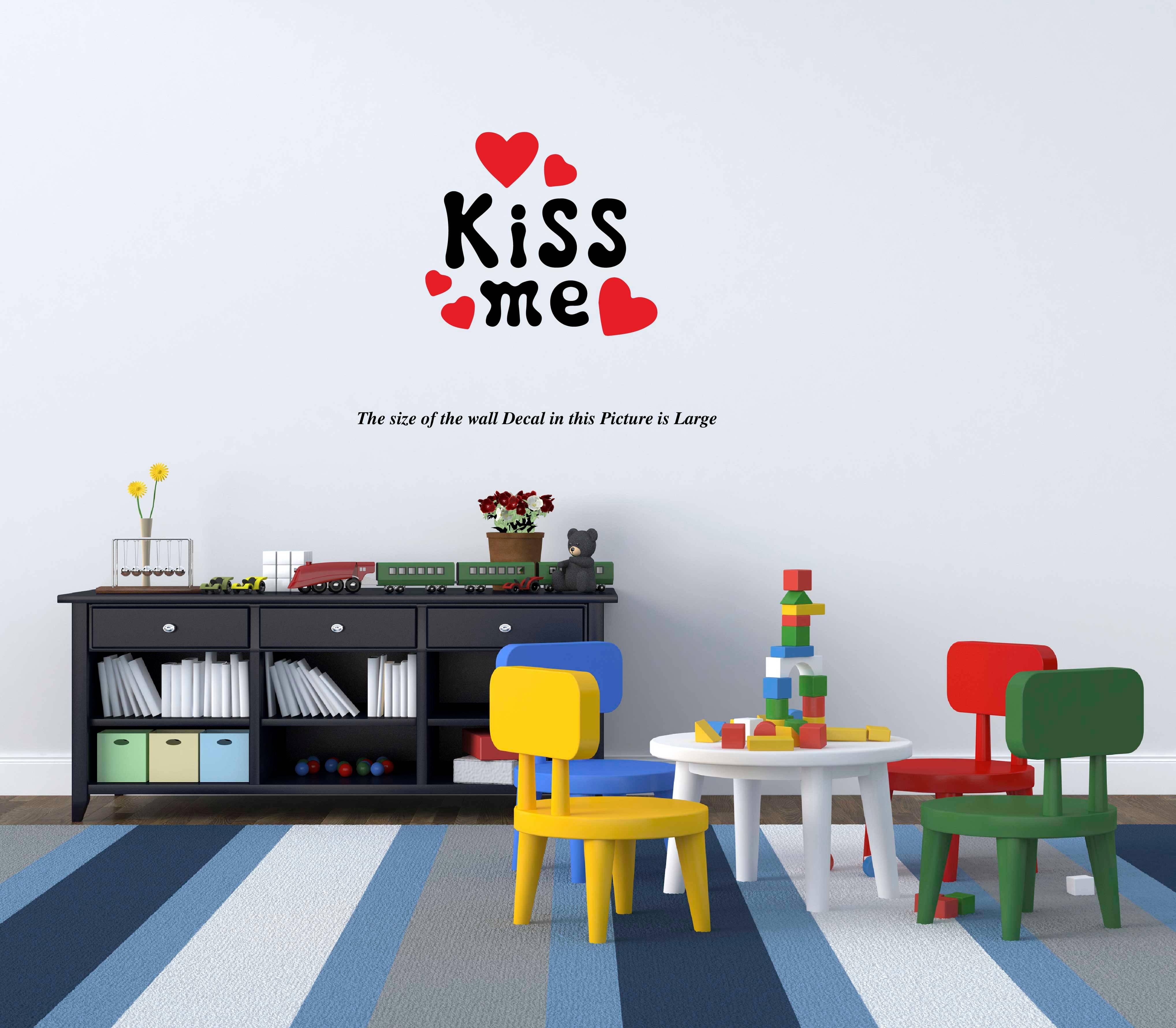     			Kiss Me I Romantic I Love I Valentines Day Series I Wall Decal