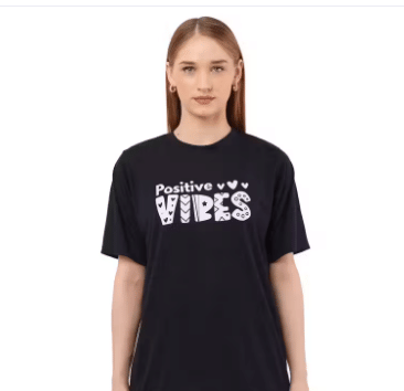 Lilyn Women Cotton Blend Regular Fit Round Neck T-Shirt ( Black ) Lilyn Women Cotton Blend Regular Fit Round Neck T-Shirt ( Black )