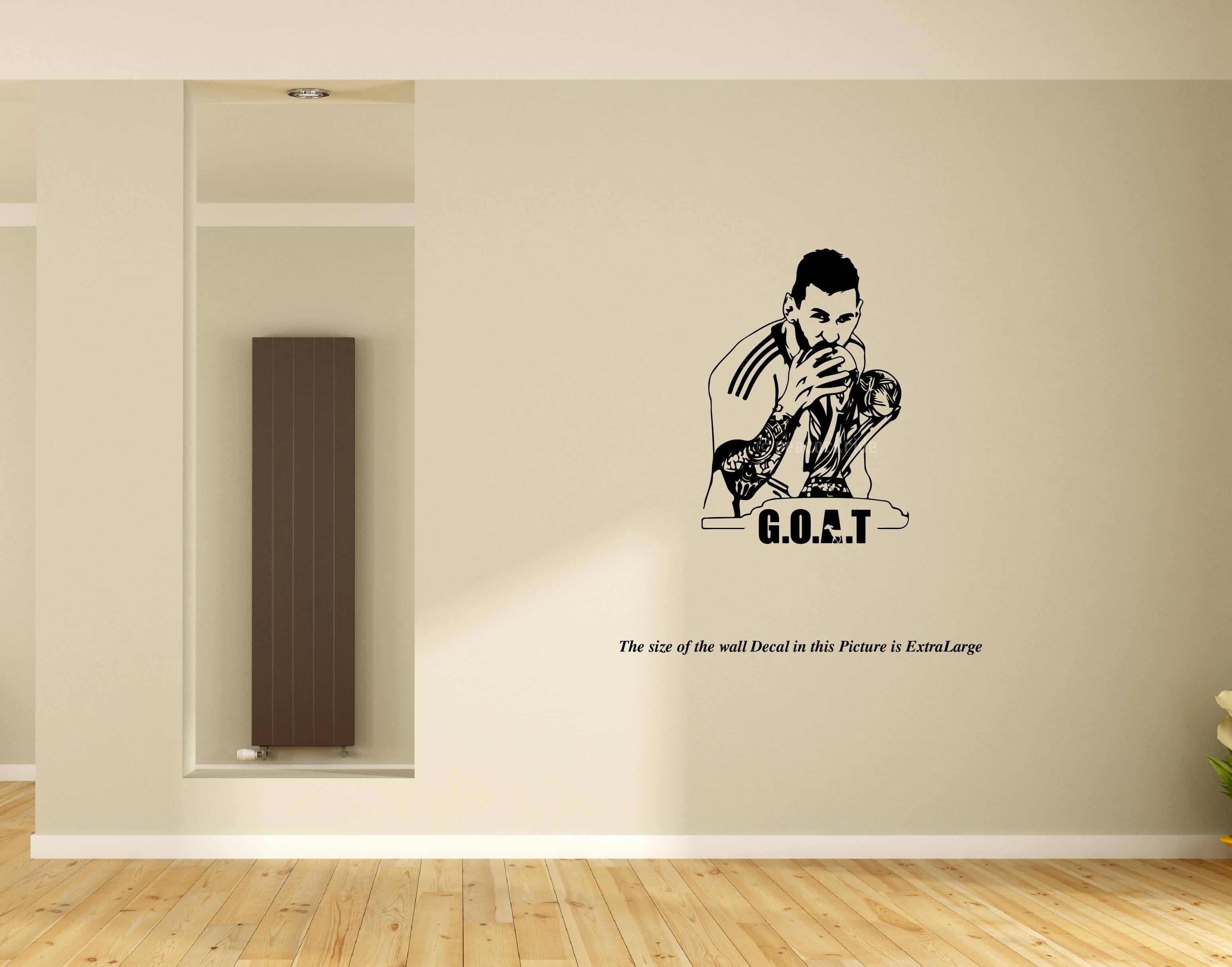     			Lionel Messi World Cup I Messi l Goat I Foot ball I Argentina I Wall Decal