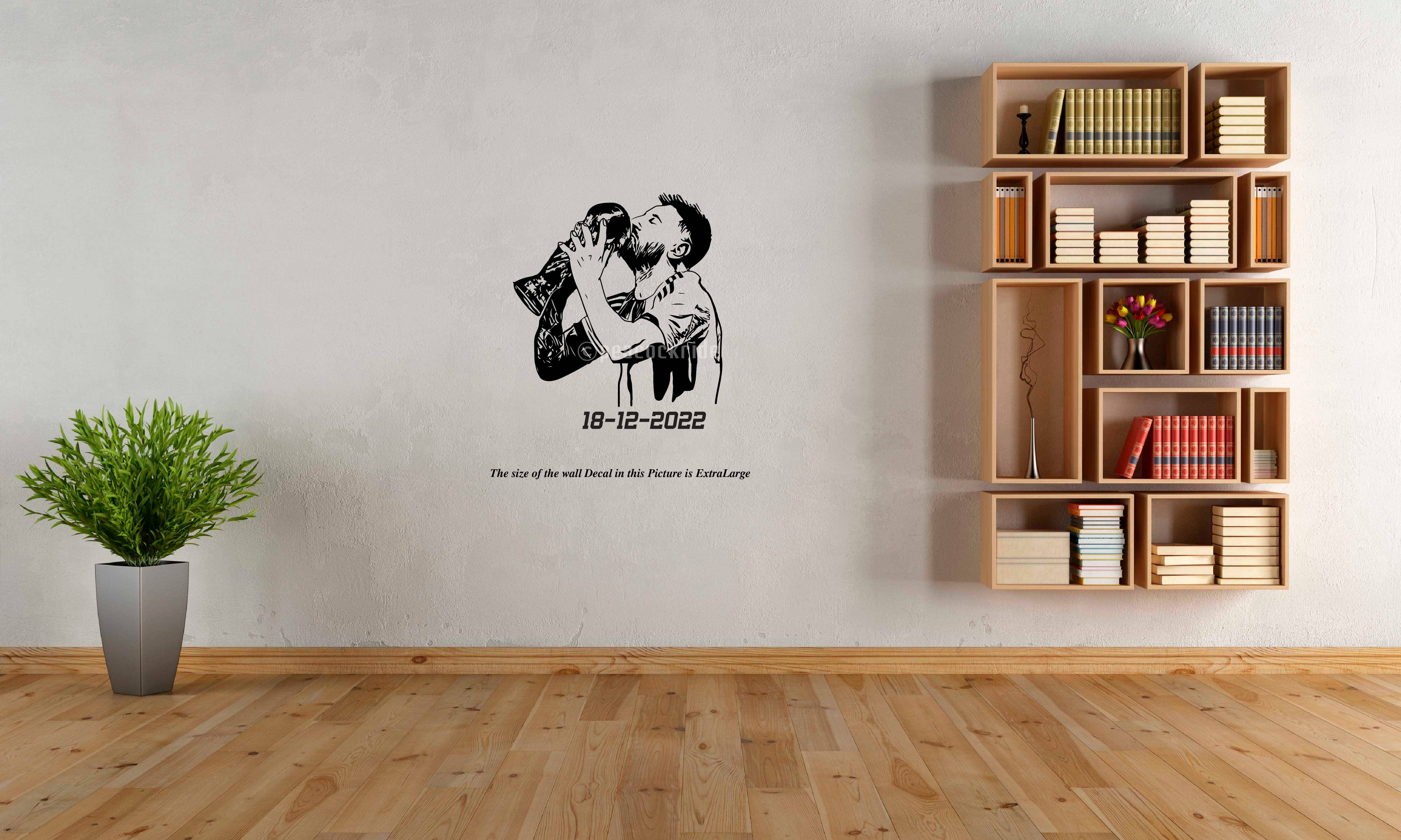     			Lionel Messi - World Cup l Foot ball I Argentina I Sports I Wall Decal
