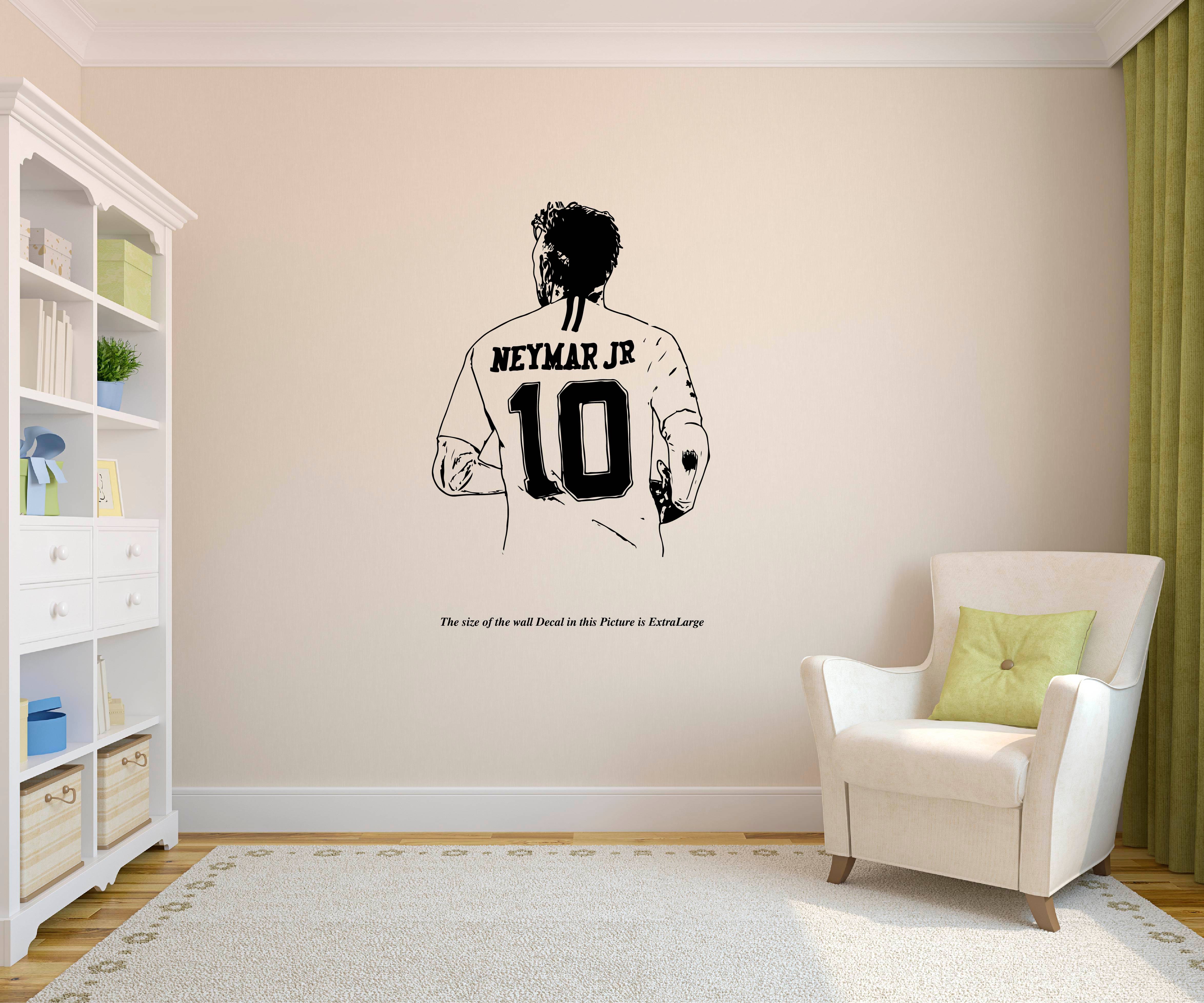     			PEACOCKRIDE Lionel Messi l Foot ball I Argentina I Wall Decal Wall Stickers
