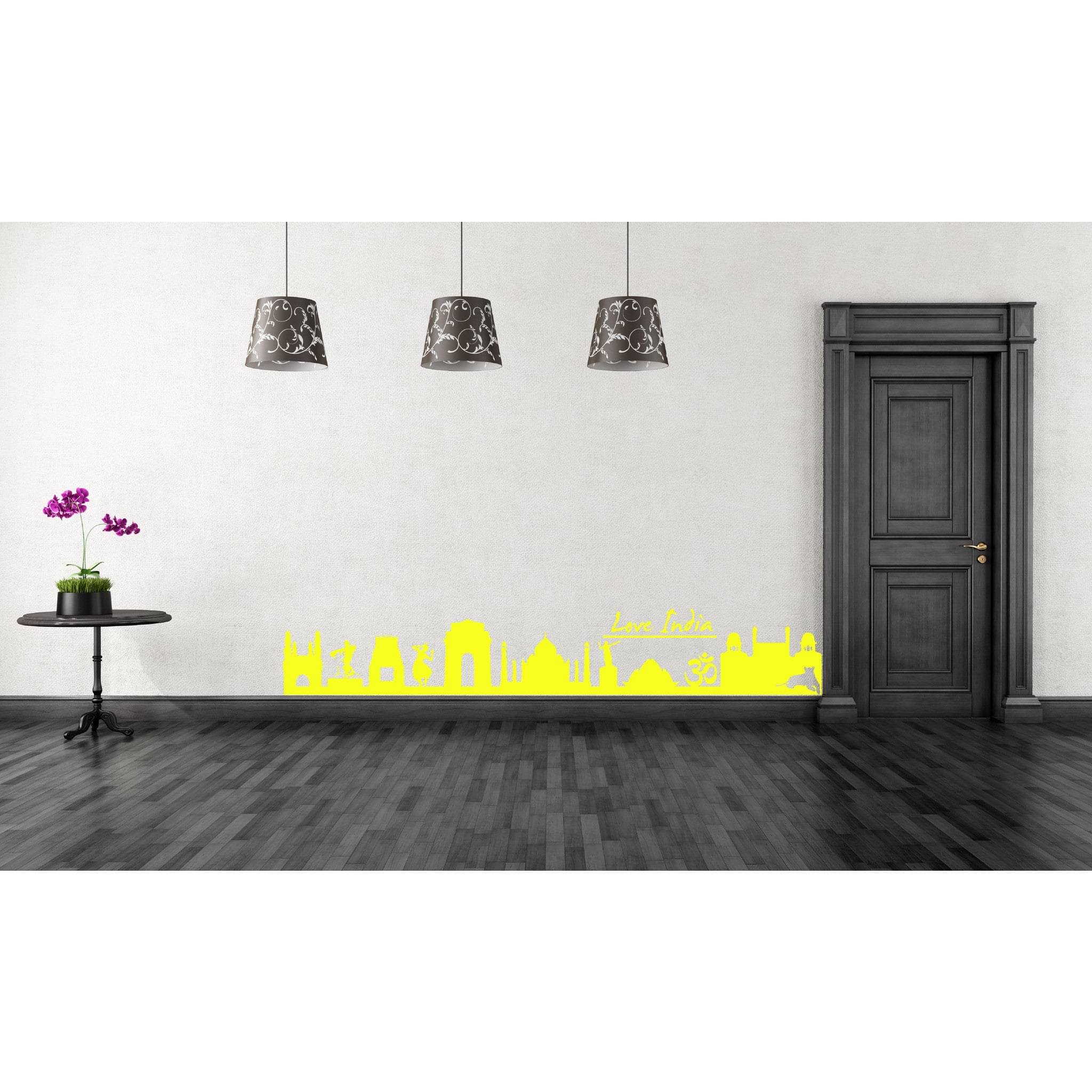     			PEACOCKRIDELove India Wall Decal Wall Stickers