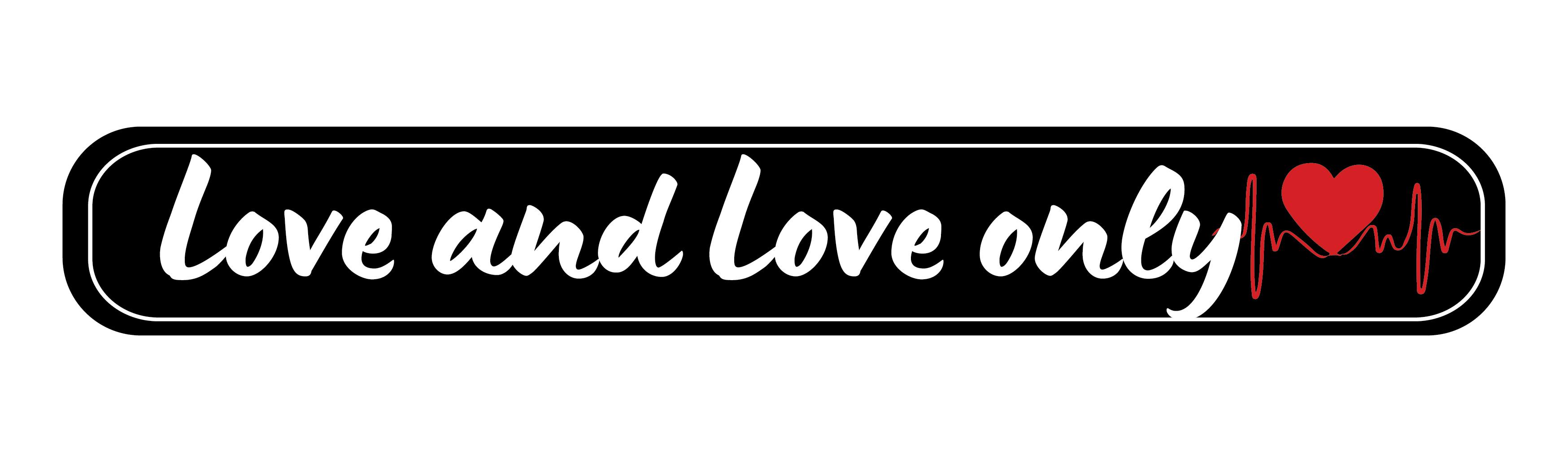     			PEACOCKRIDE Love and Love Only I Love I Romantic Quote Wall Stickers