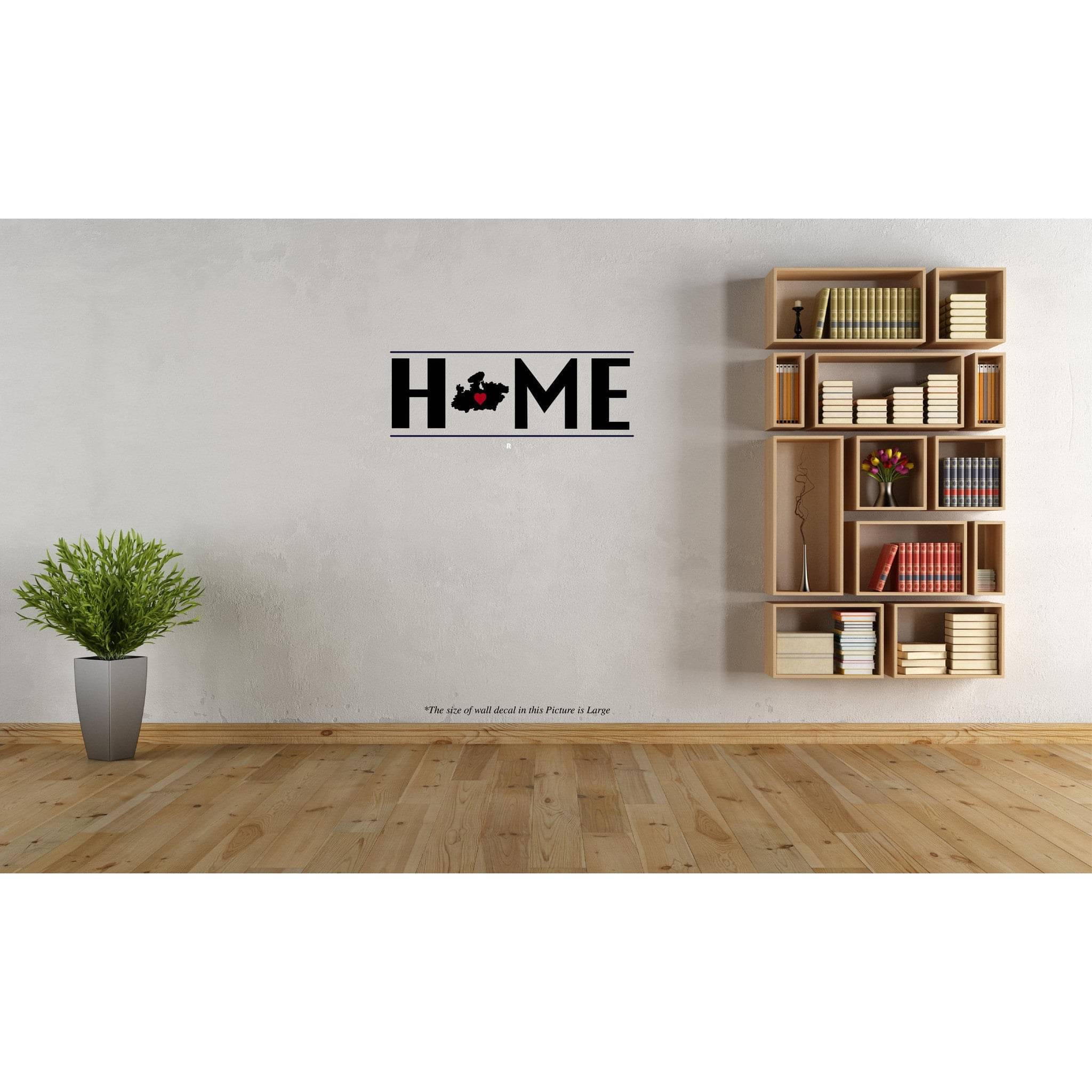     			PEACOCKRIDEMadhya Pradesh My Home Wall Decal Wall Stickers