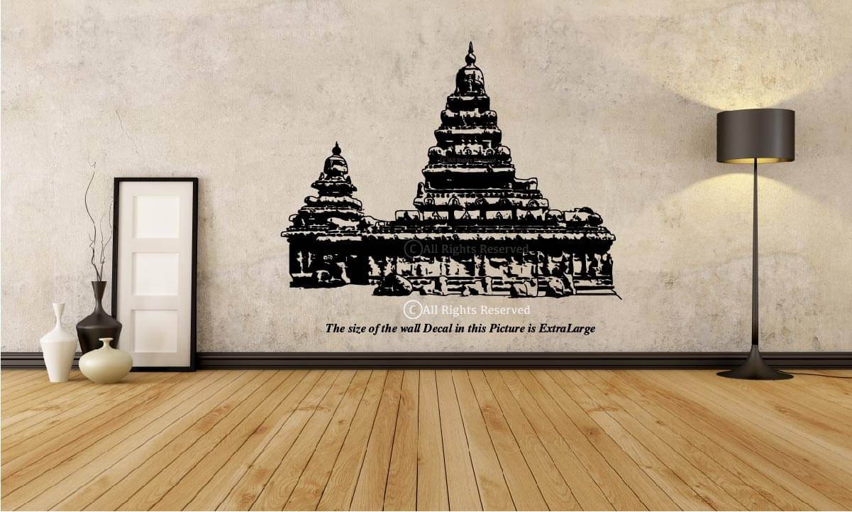     			Mahabalipuram Shore Temple I Indian Classical Series Wall Decal