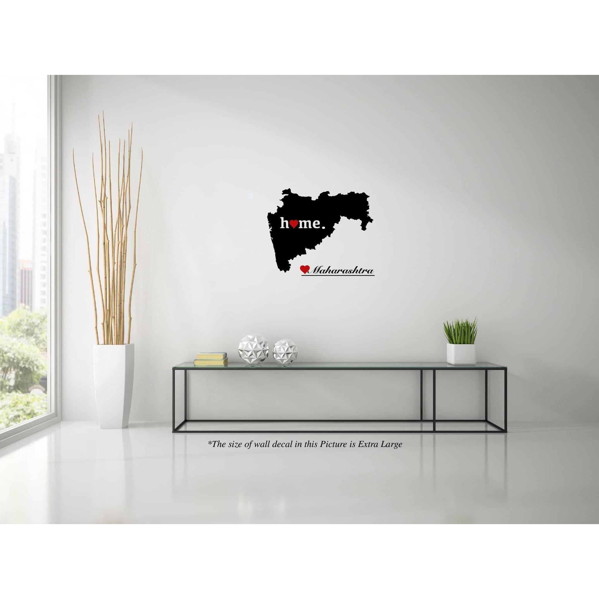     			PEACOCKRIDEMaharashtra Home Love Wall Decal Wall Stickers