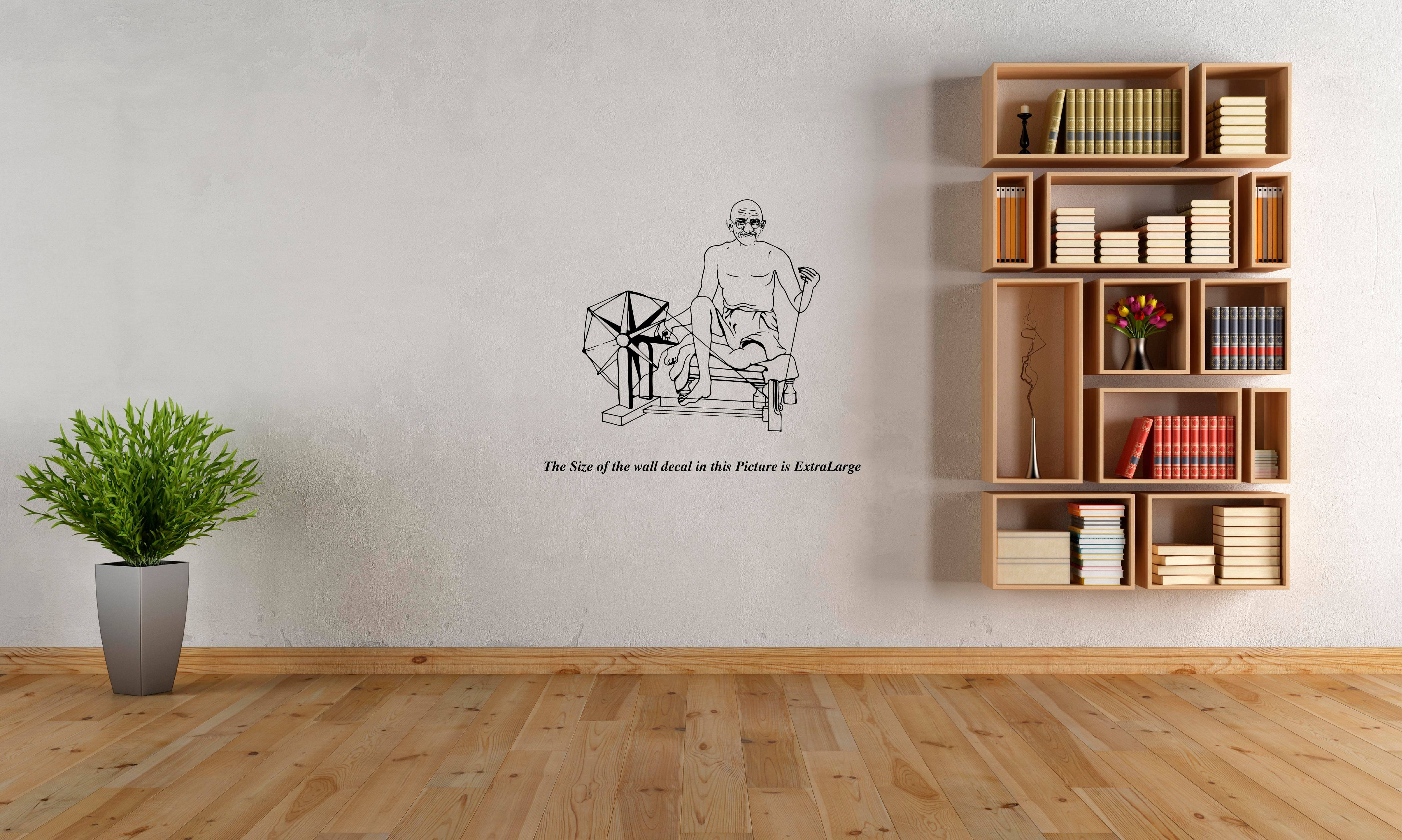     			Mahatma Gandhi - Father of the Nation India I Wall Decal