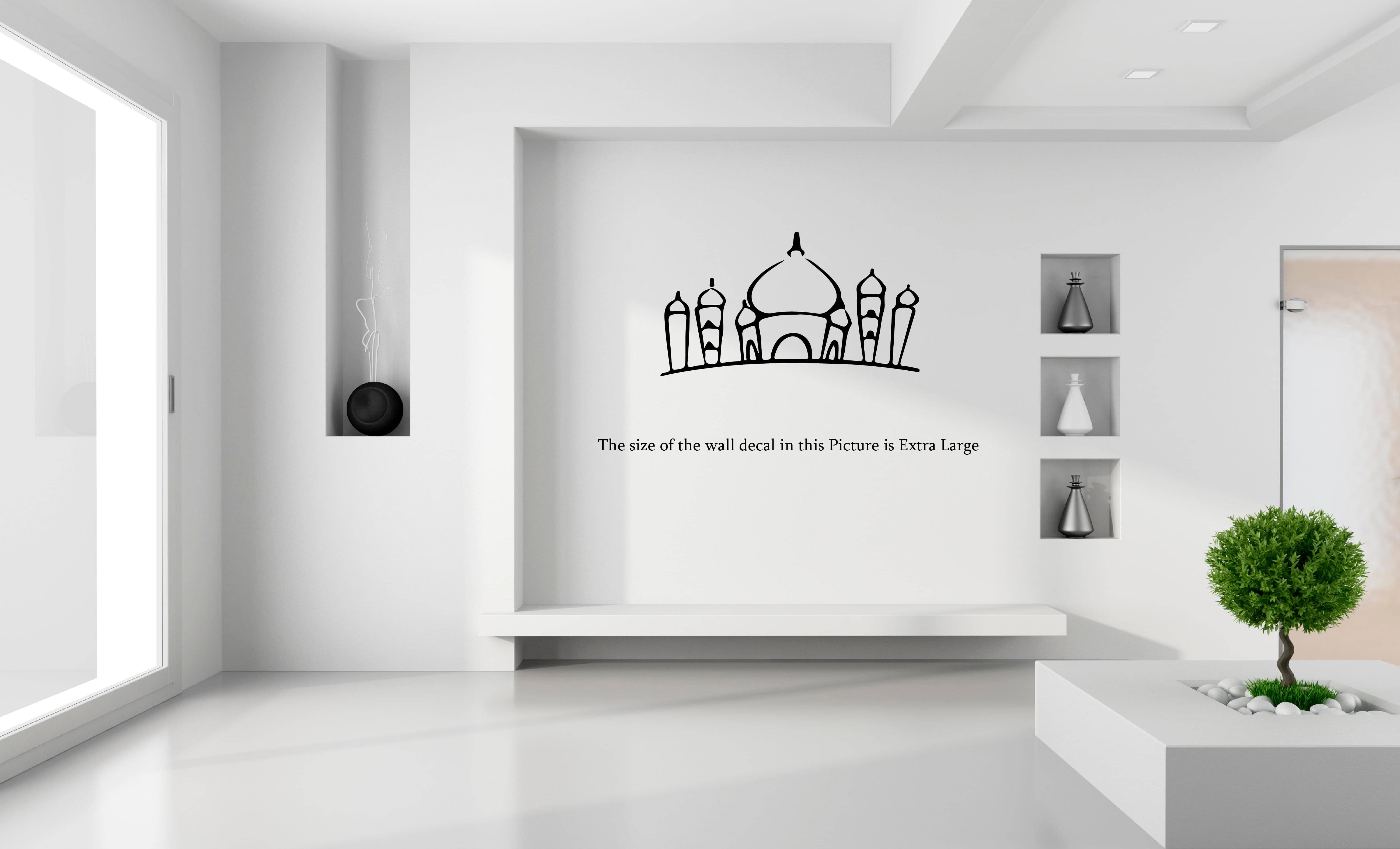     			PEACOCKRIDE Mosque Islamic Series Wall Decal Wall Stickers