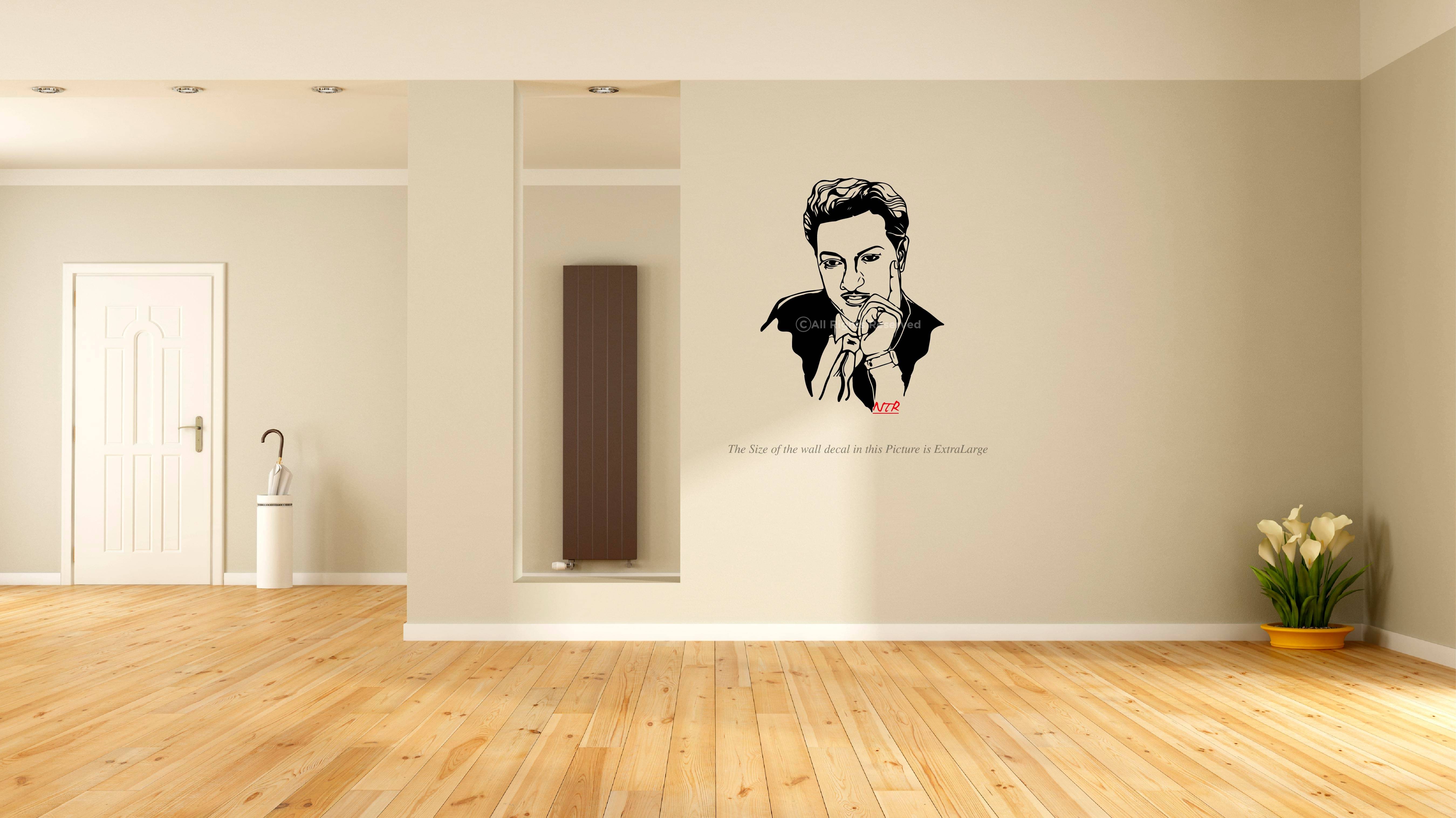     			PEACOCKRIDE NT Rama Rao I NTR I Wall Decal Wall Stickers