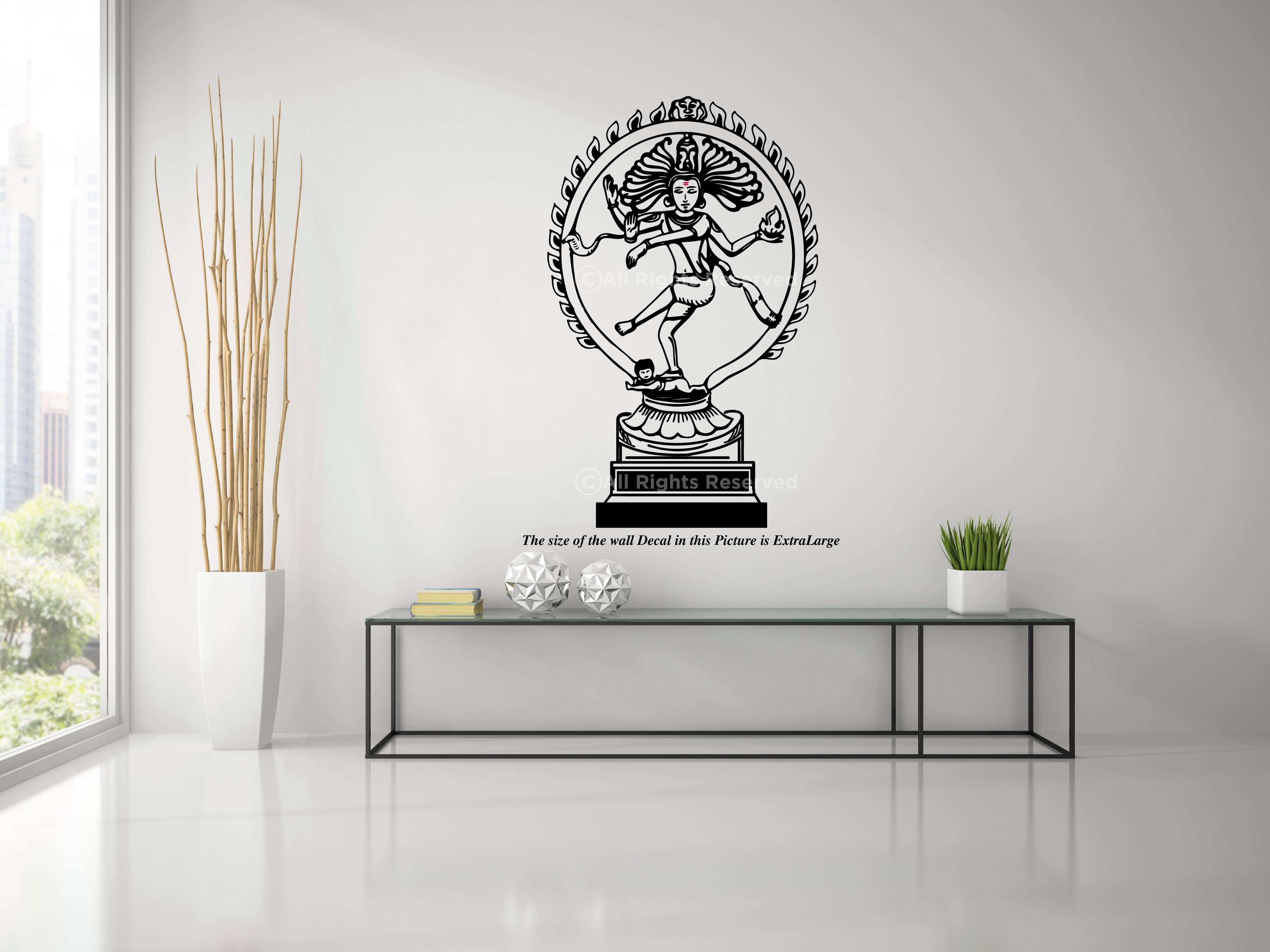     			Nataraj I The Lord of Dance I Wall Decal ( PVC Vinyl )