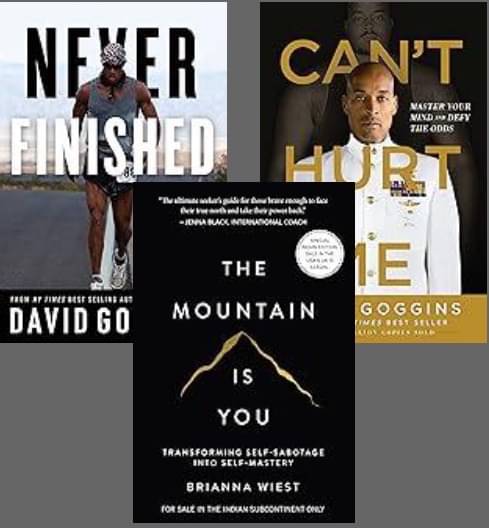     			Never Finished + Can't Hurt Me + The Mountain Is Youu