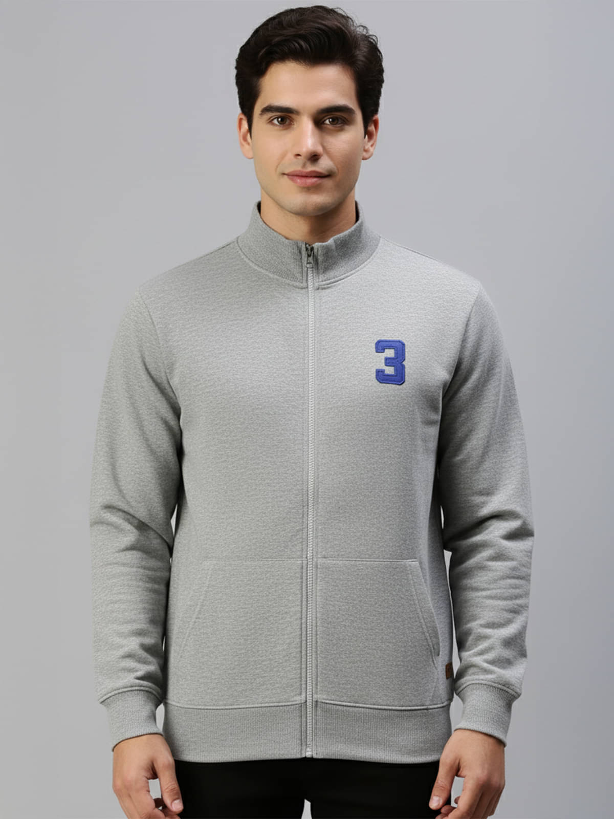 ONN Cotton Blend Men's Casual Jacket - Grey Melange ( Pack of 1 ) ONN Cotton Blend Men's Casual Jacket - Grey Melange ( Pack of 1 )