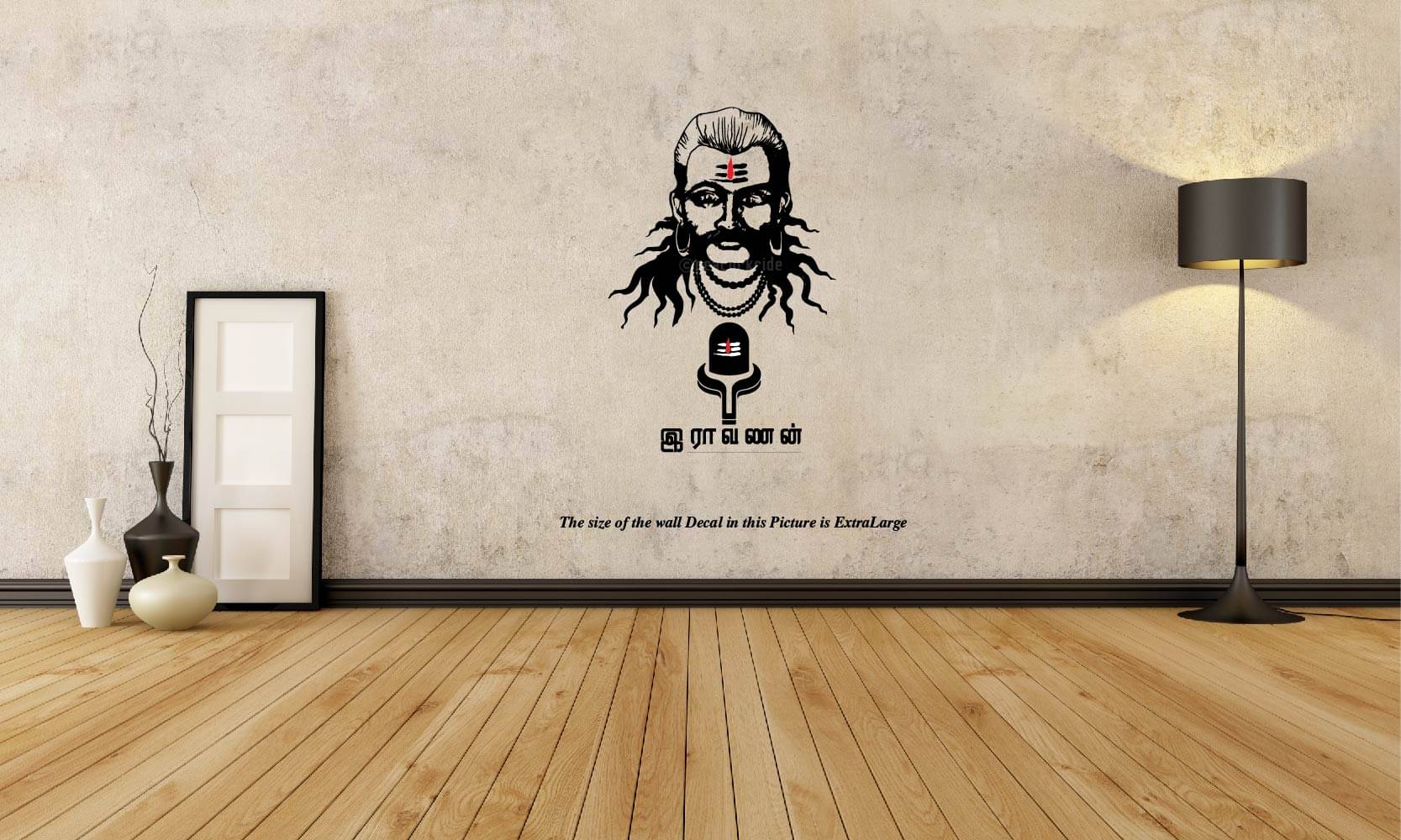     			PEACOCKRIDE Ravanan I The Great Tamil King I Ramayan I Wall Decal Wall Stickers