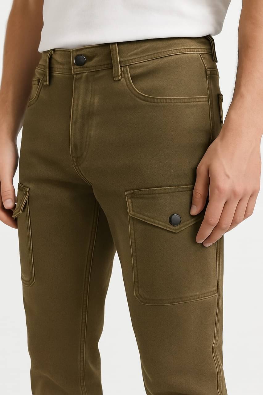 S B DRESS Regular Fit Washed Men's Jeans - Brown ( Pack of 1 ) S B DRESS Regular Fit Washed Men's Jeans - Brown ( Pack of 1 )
