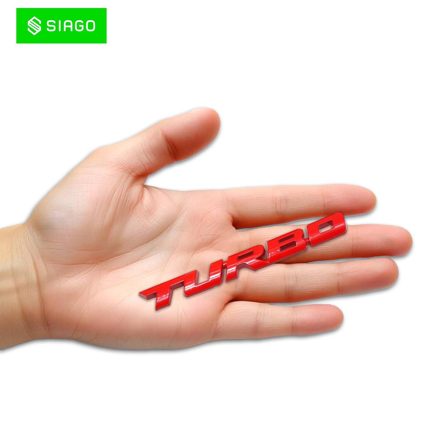     			SIAGO 3D Logo In Car Sticker