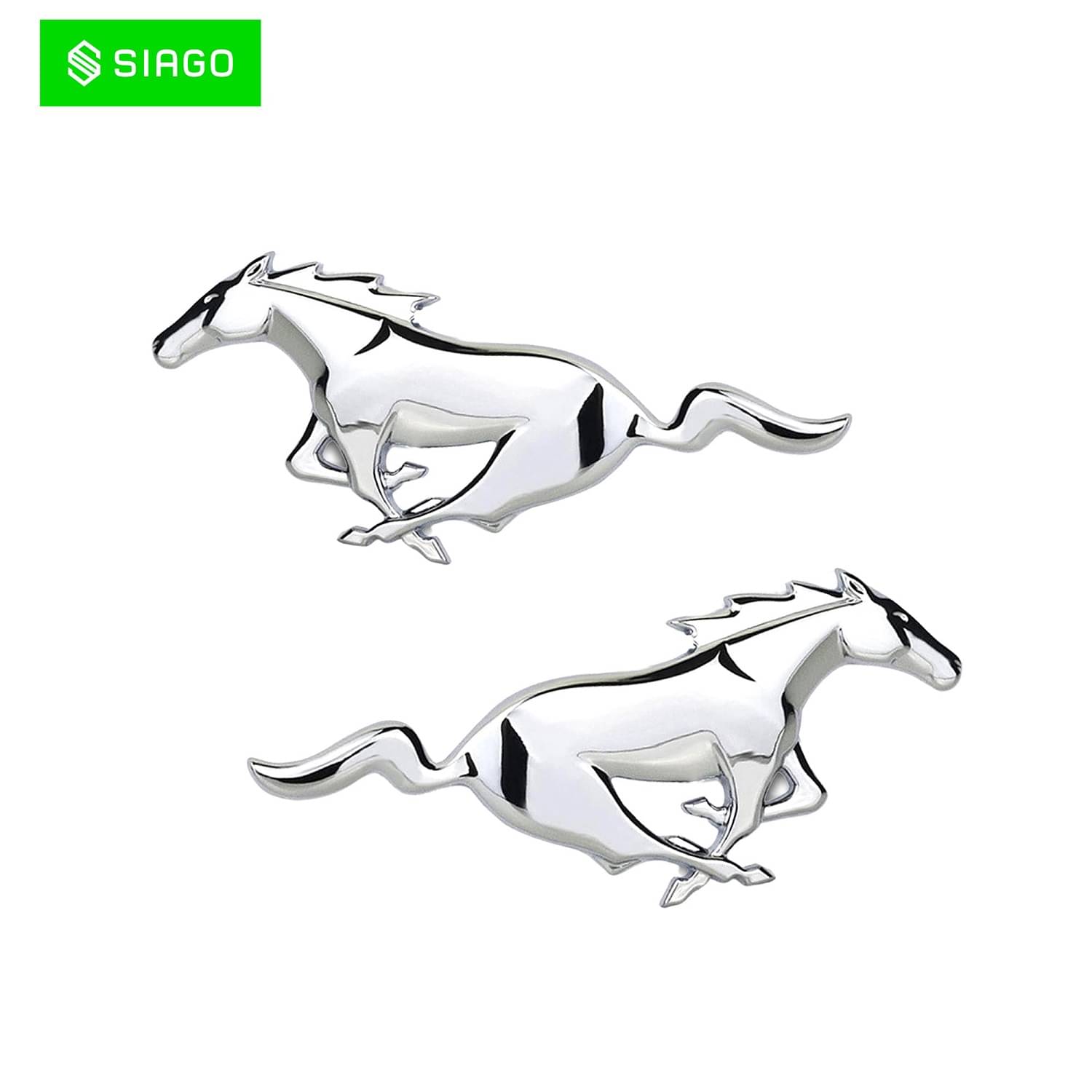     			SIAGO 3D Logo In Car Sticker