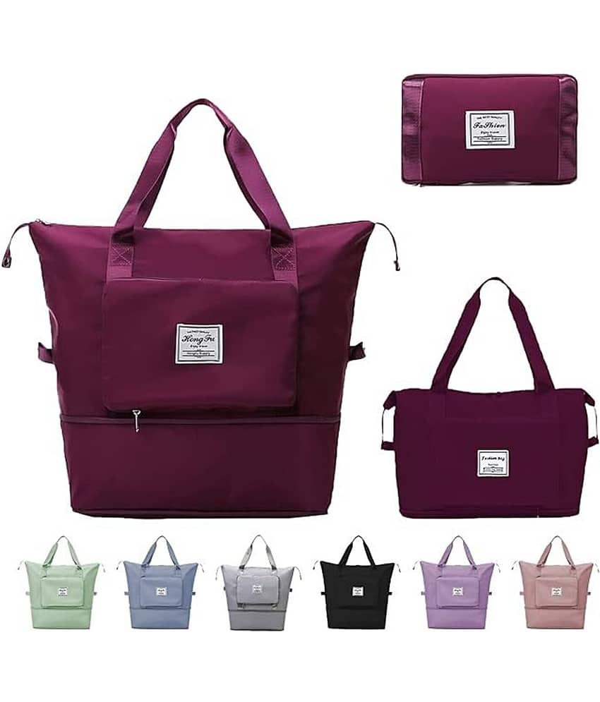 SUNESH CREATION Tote Bag Polyster Set of 1 ( Wine ) - Handbags | Buy online on ZillyBuy
