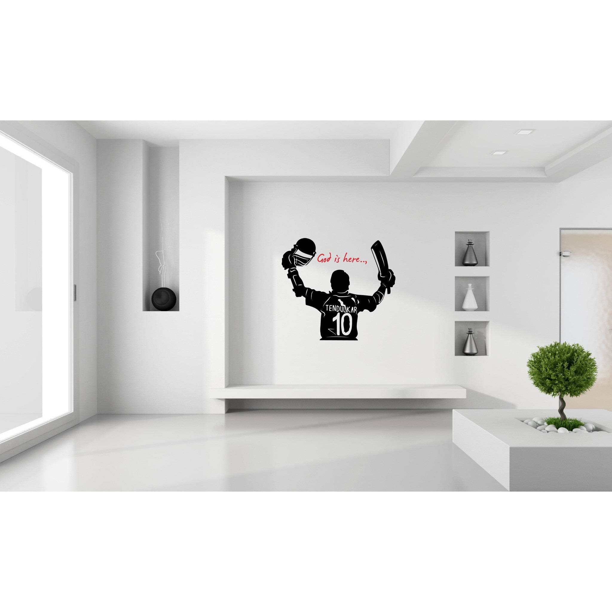     			Sachin Tendulkar ,God of Cricket Wall Decal