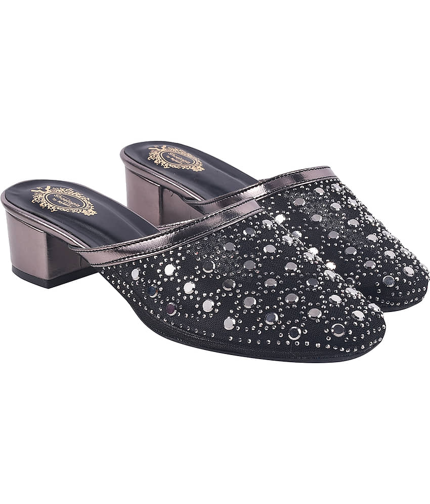 Shoetopia Black Women's Pumps Heels - Heels | Buy online on ZillyBuy