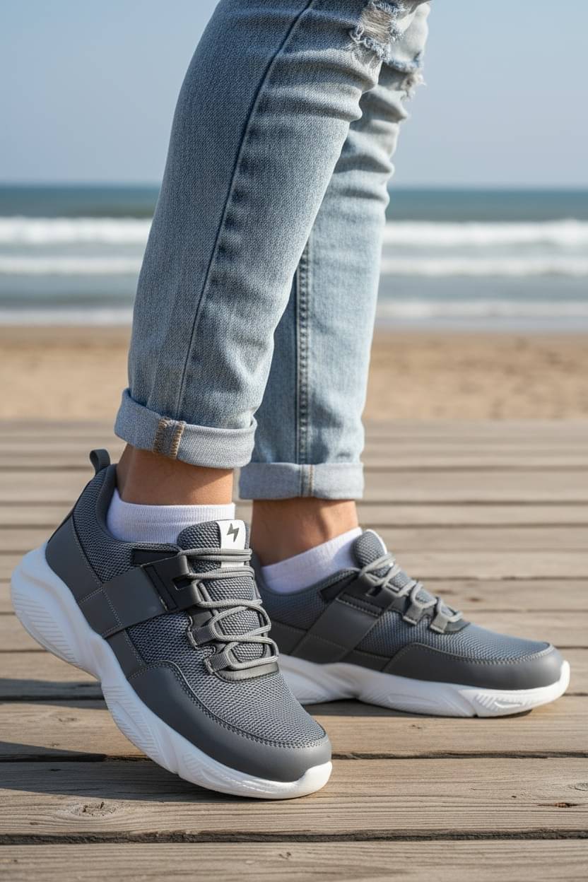     			Sneaklab Sneakar Grey Men's Outdoor Shoes