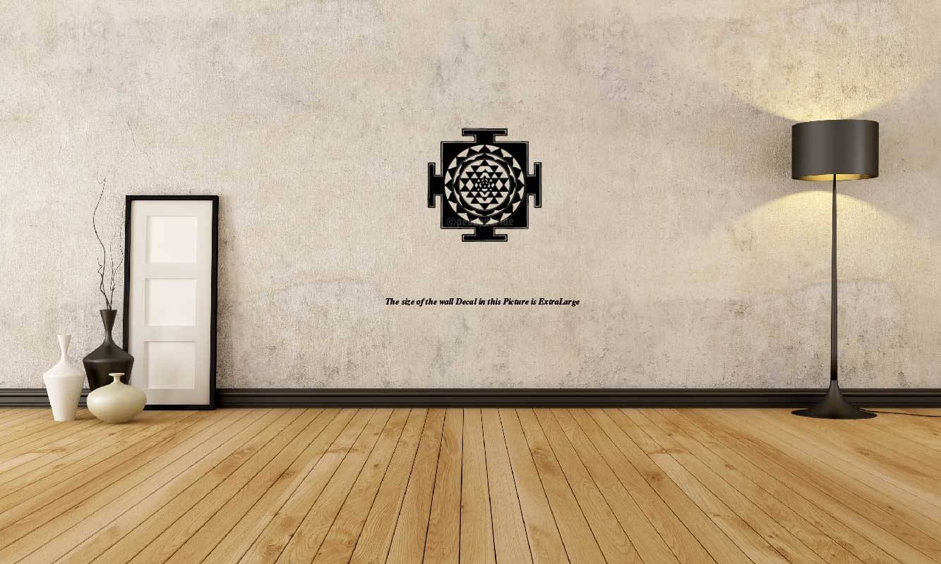     			PEACOCKRIDE Sri Yantra I Yantra I Wall Decal Wall Stickers