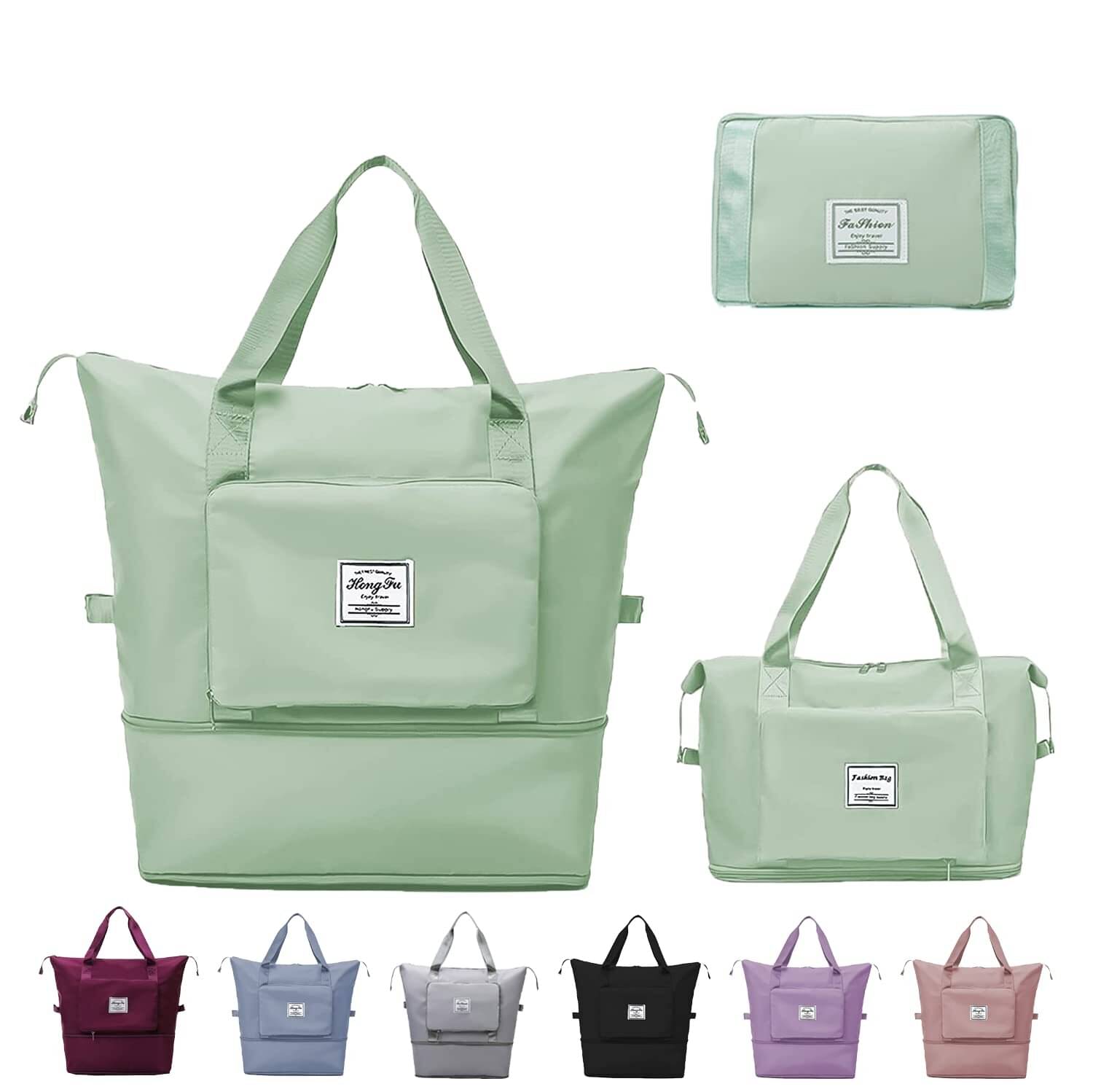     			Sunvika House Tote Bag Polyster Set of 1 ( Green )