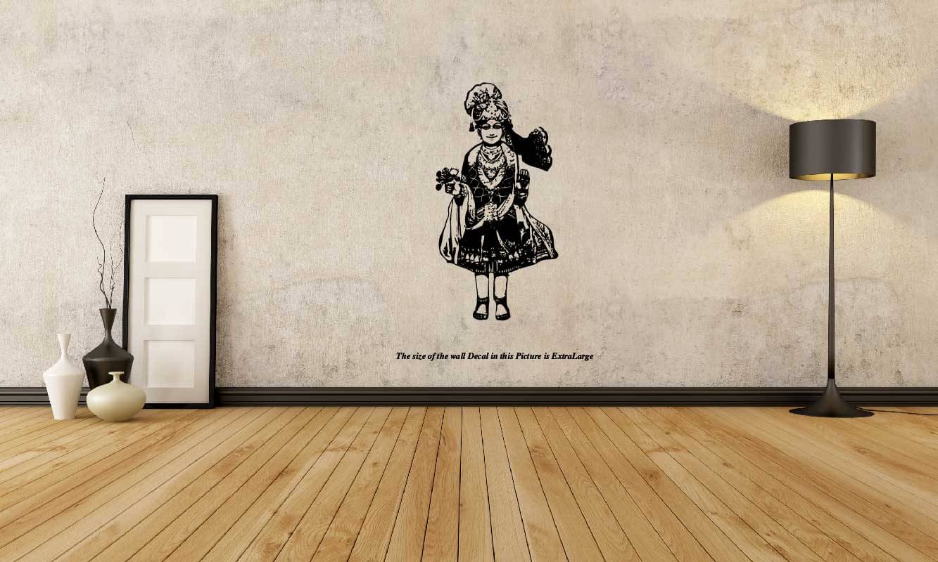     			PEACOCKRIDE Swami Narayanan Wall Decal Wall Stickers