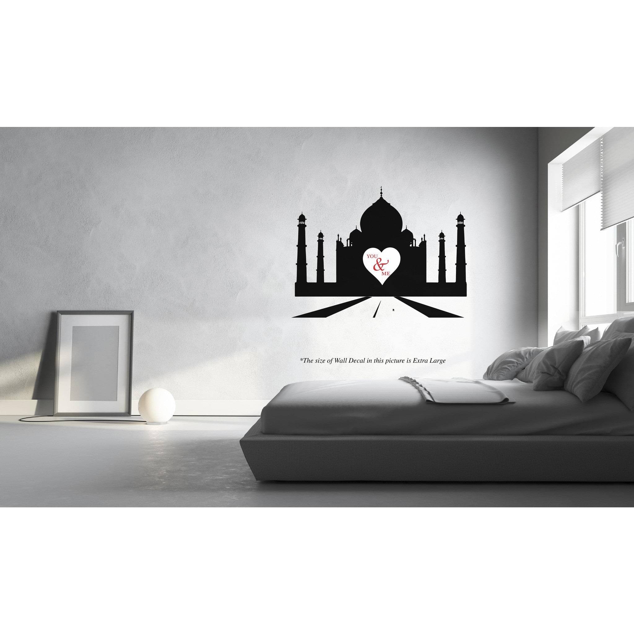     			Tajmahal Love Story Wall Decal