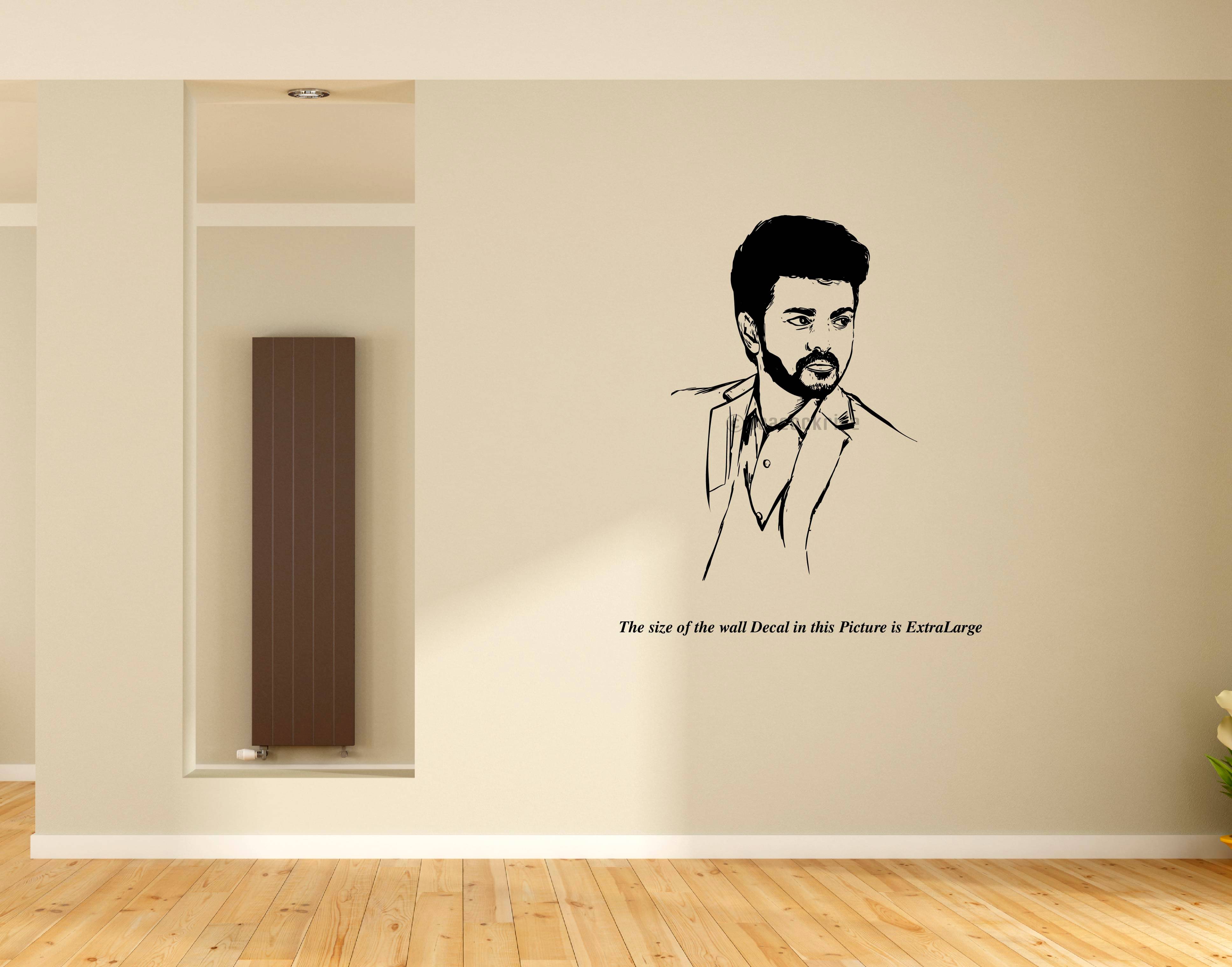     			PEACOCKRIDE Thalapathy Vijay I Varisu Wall Decal Wall Stickers