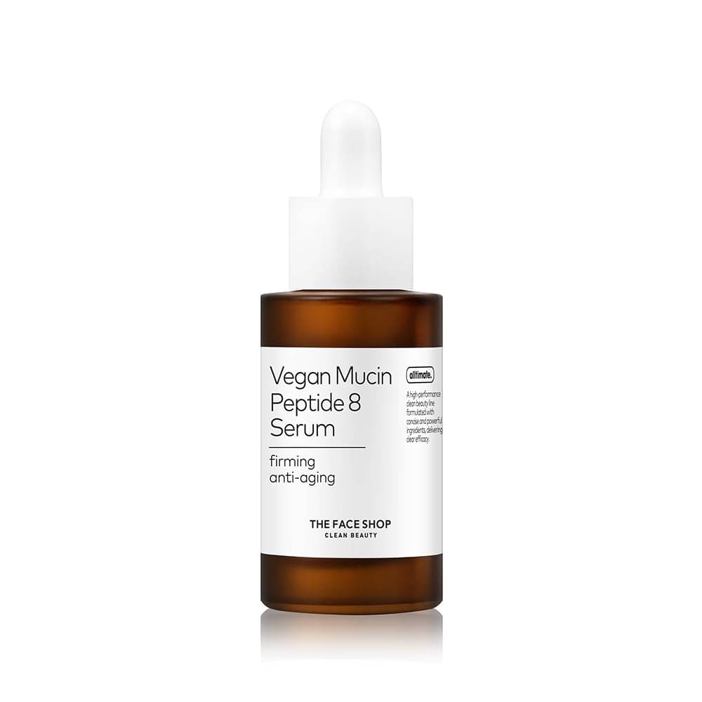 The Face Shop Vegan Mucin Peptide 8 Firming Anti Aging Serum, 30ml     			The Face Shop Vegan Mucin Peptide 8 Firming Anti Aging Serum, 30ml