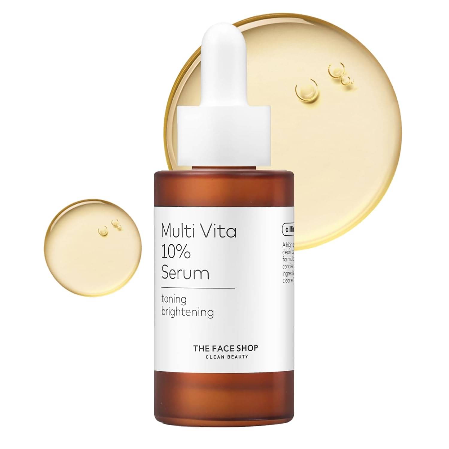     			The Face Shop Multi Vita 10% Toning & Brightening Serum, 30ml
