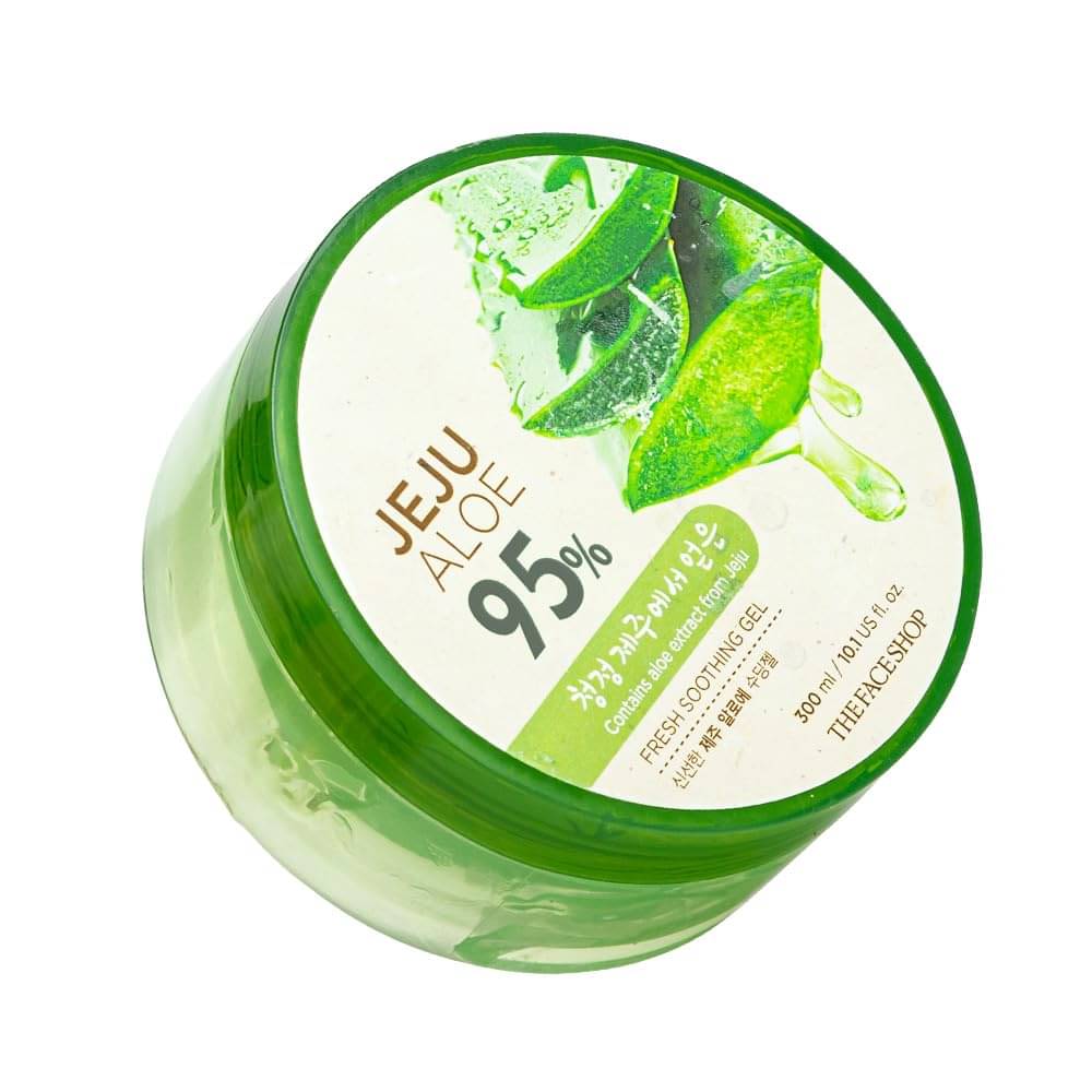     			The Face Shop Unisex Jeju Aloe Fresh Soothing Gel, 300ml