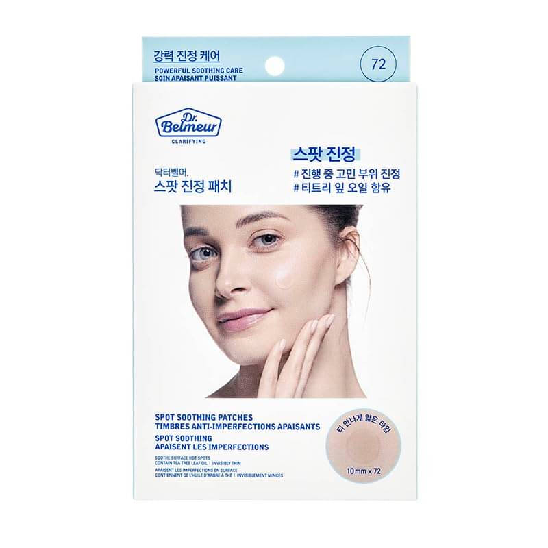     			The Face Shop Dr.Belmeur Clarifying Spot Soothing 72 Patches
