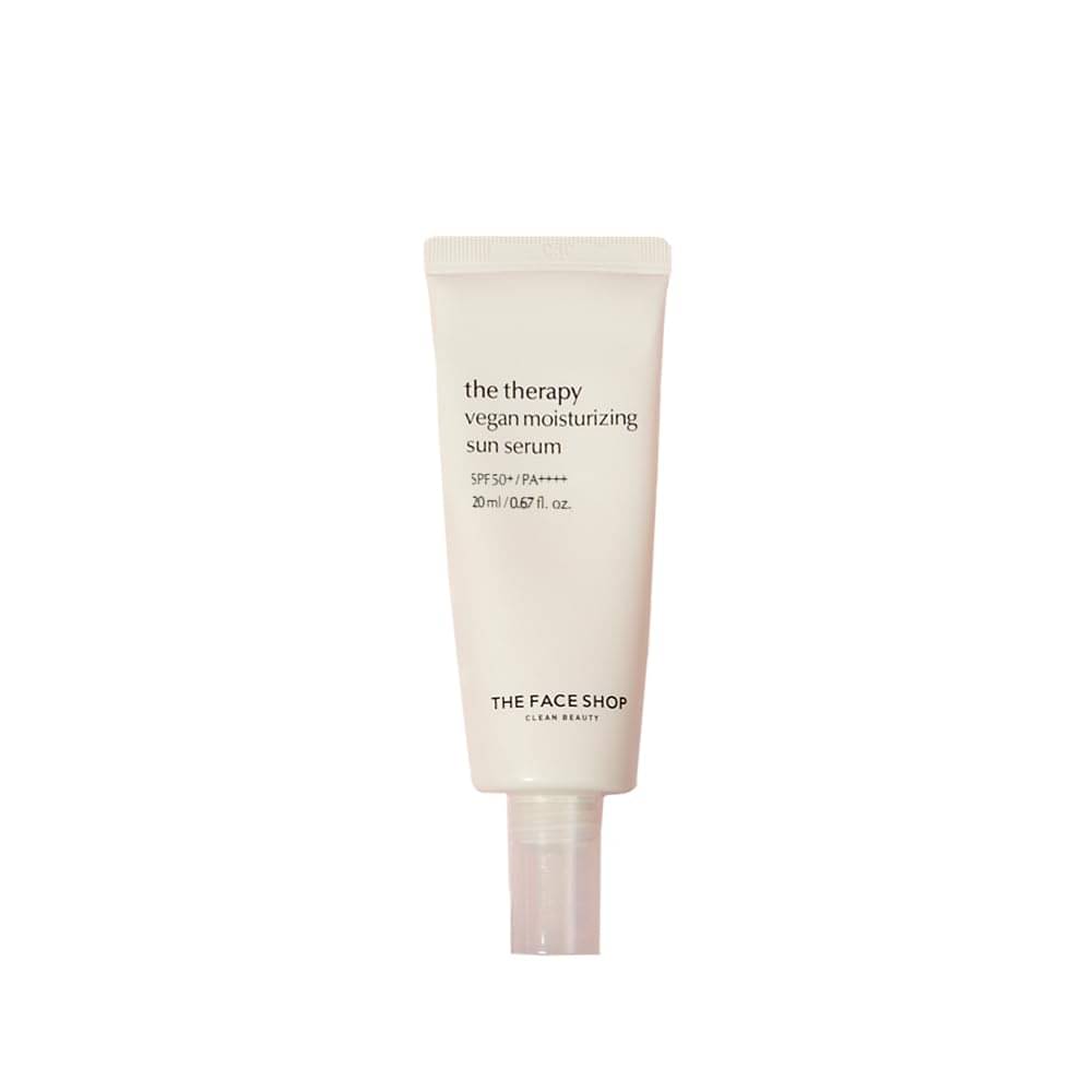     			The Face Shop The Therapy Vegan Moisturizing Sun Serum, 20ml